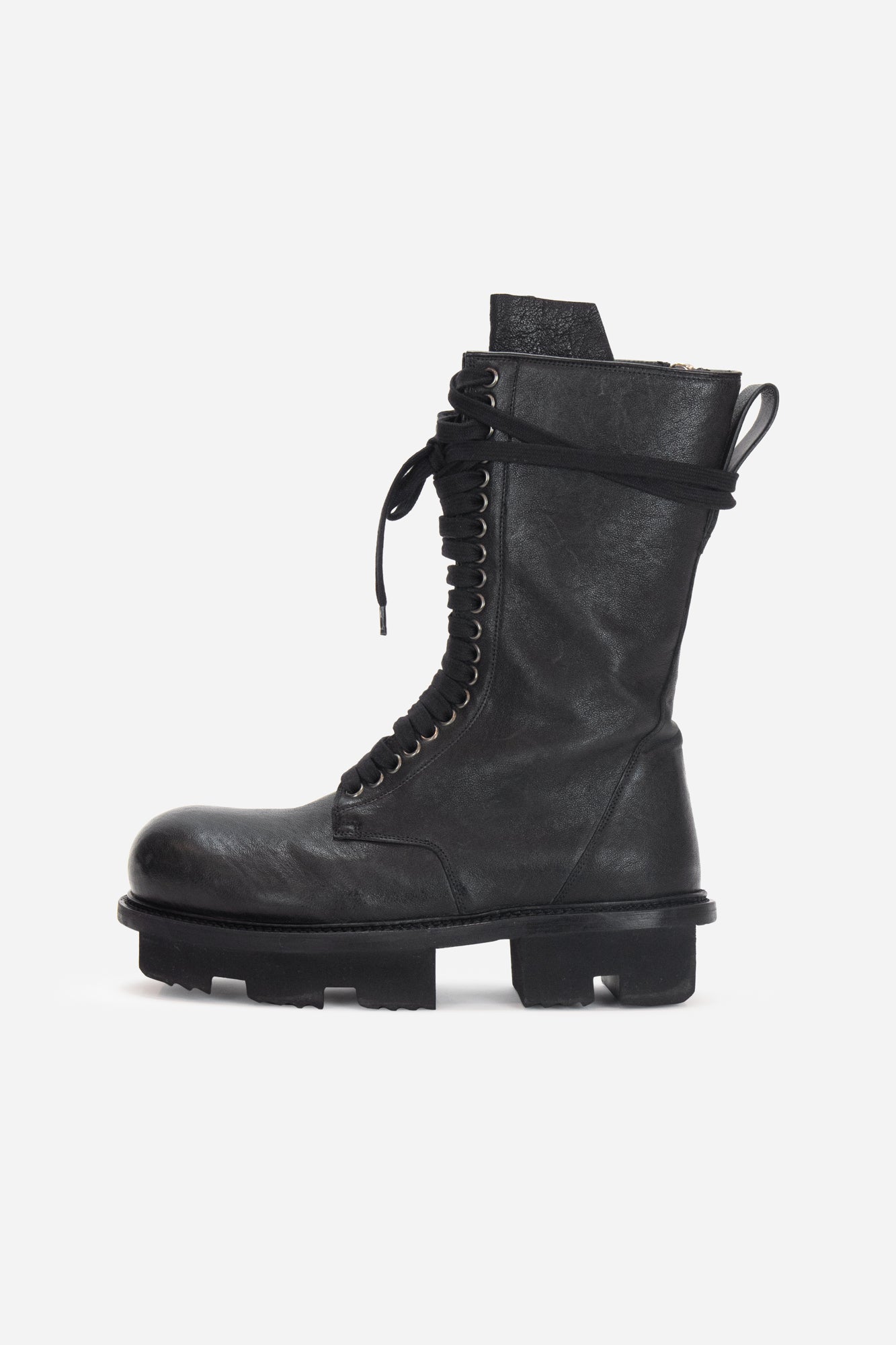 Black Technical Army Boots