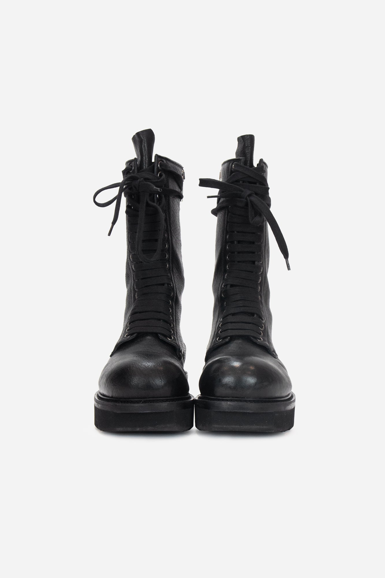 Black Technical Army Boots