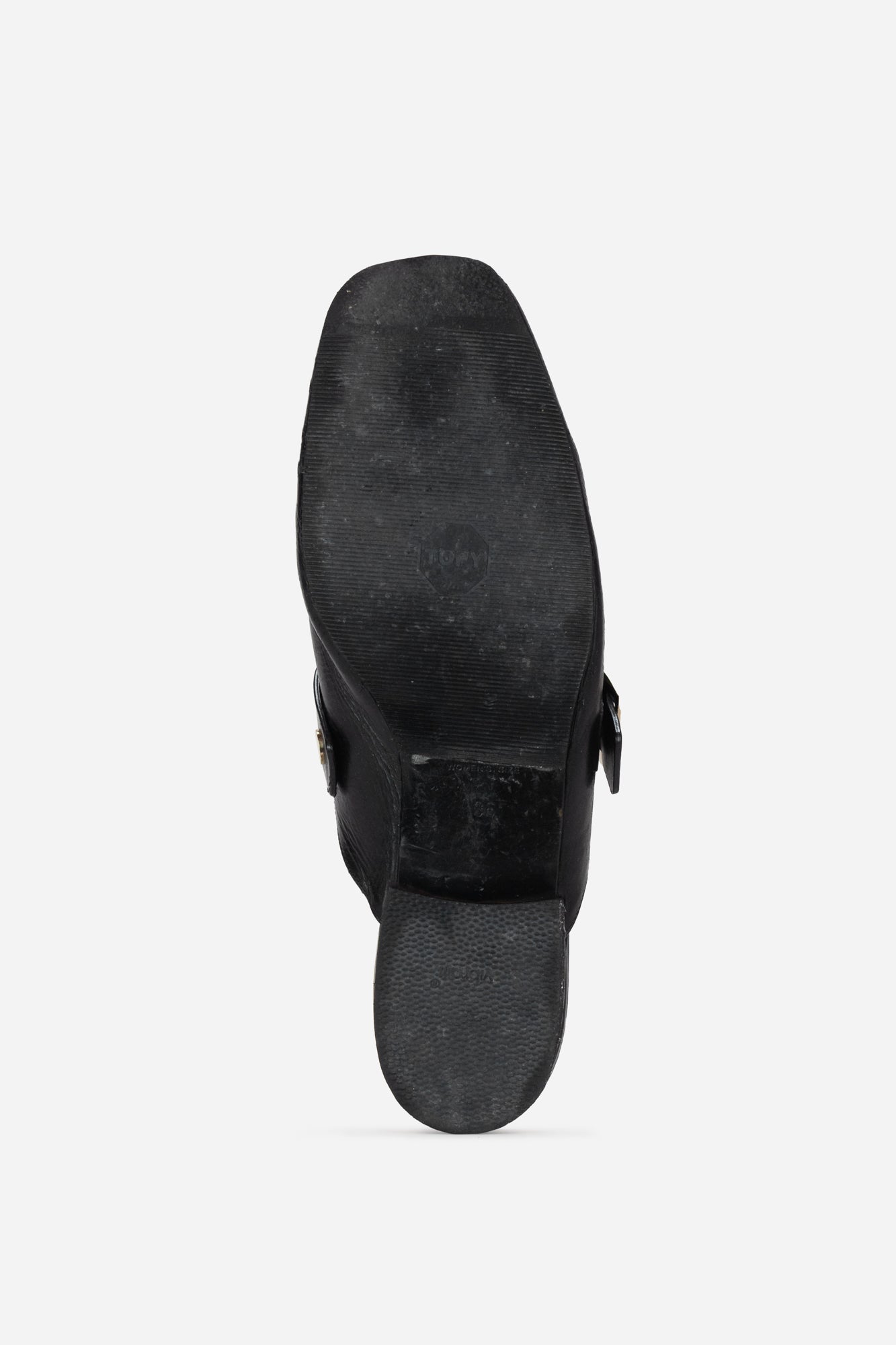 Slip on Loafer with Gold Heel Detail