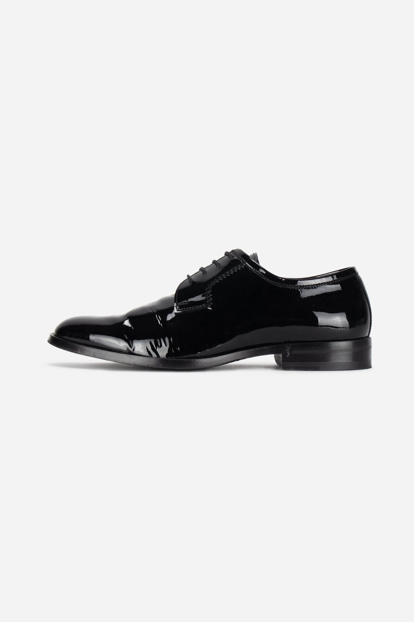Black Patent Leather Montaigne Derby Shoes