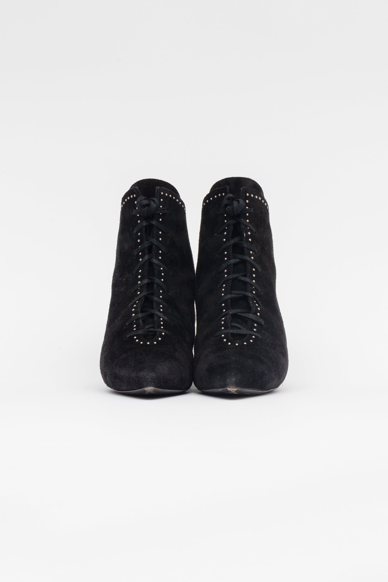 Blaze Studded & Laces Pointed Toe Boot