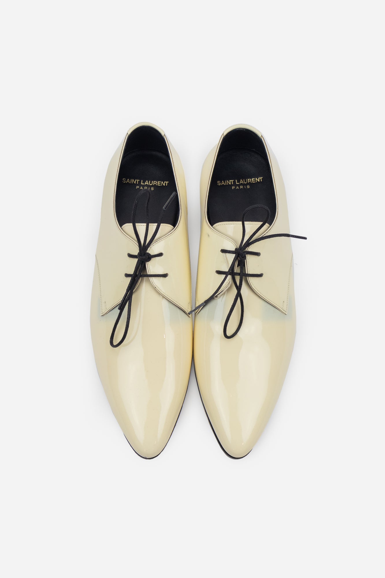 Derby Leather Patent Oxfords