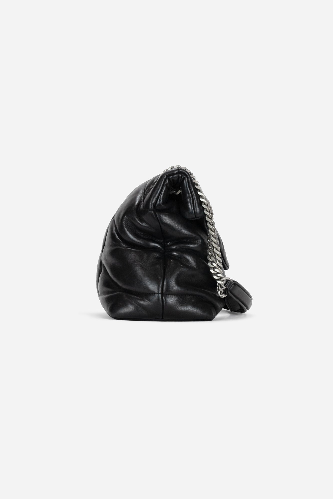 Puffer Medium Chain Bag in Quilted Lambskin