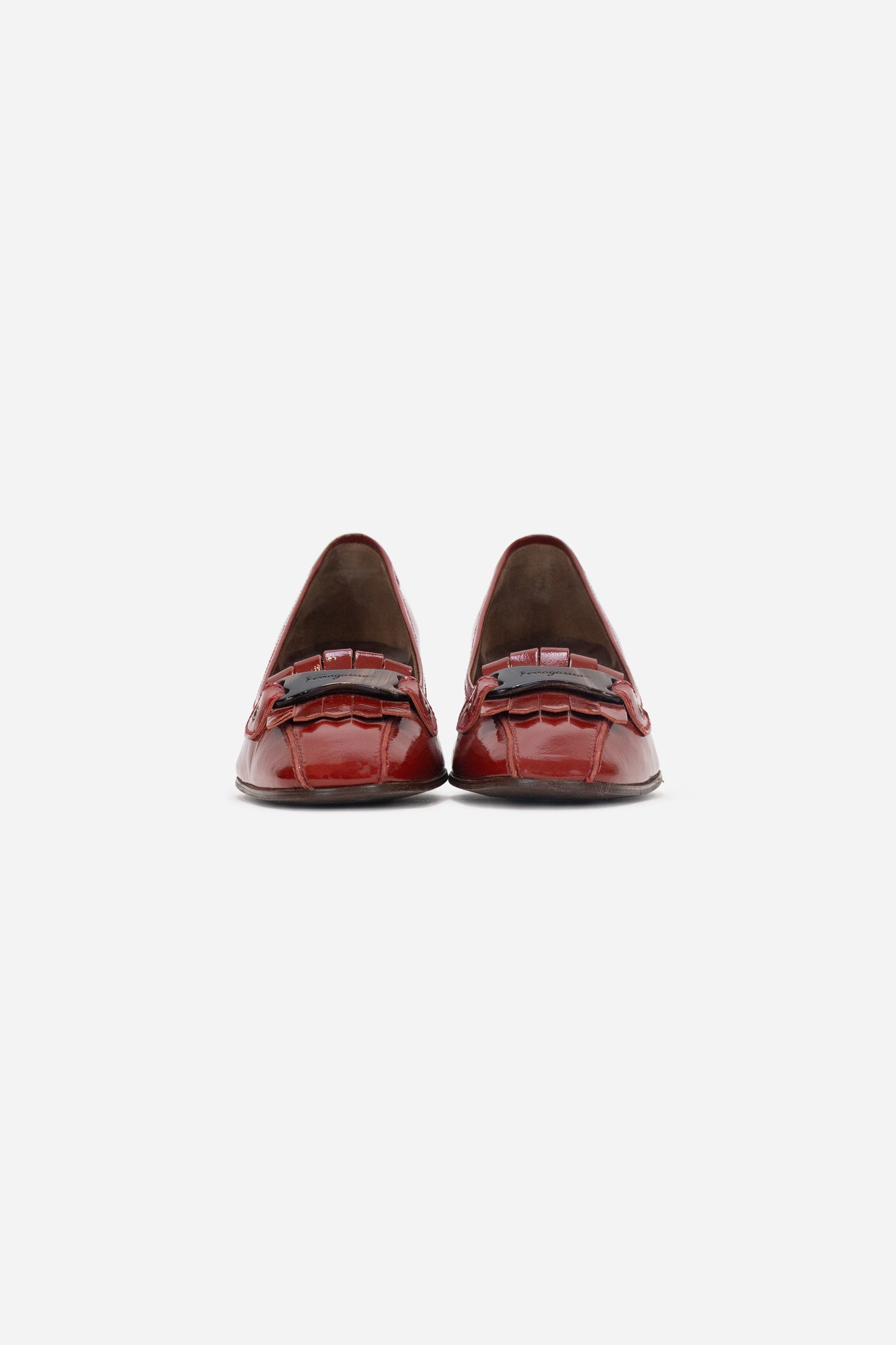 Red Leather Logo Flat