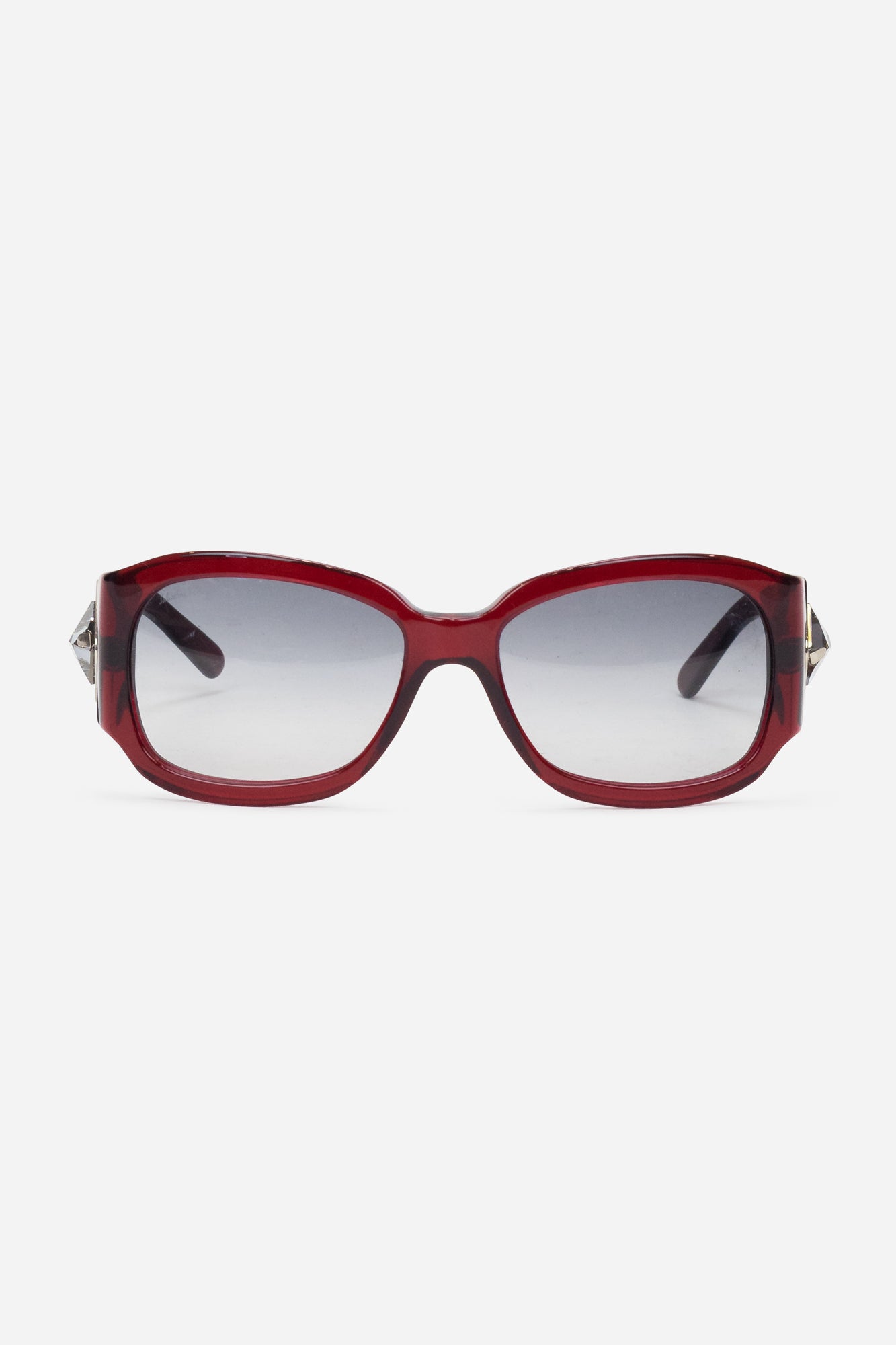 Red Gemstone Studded Sunglasses