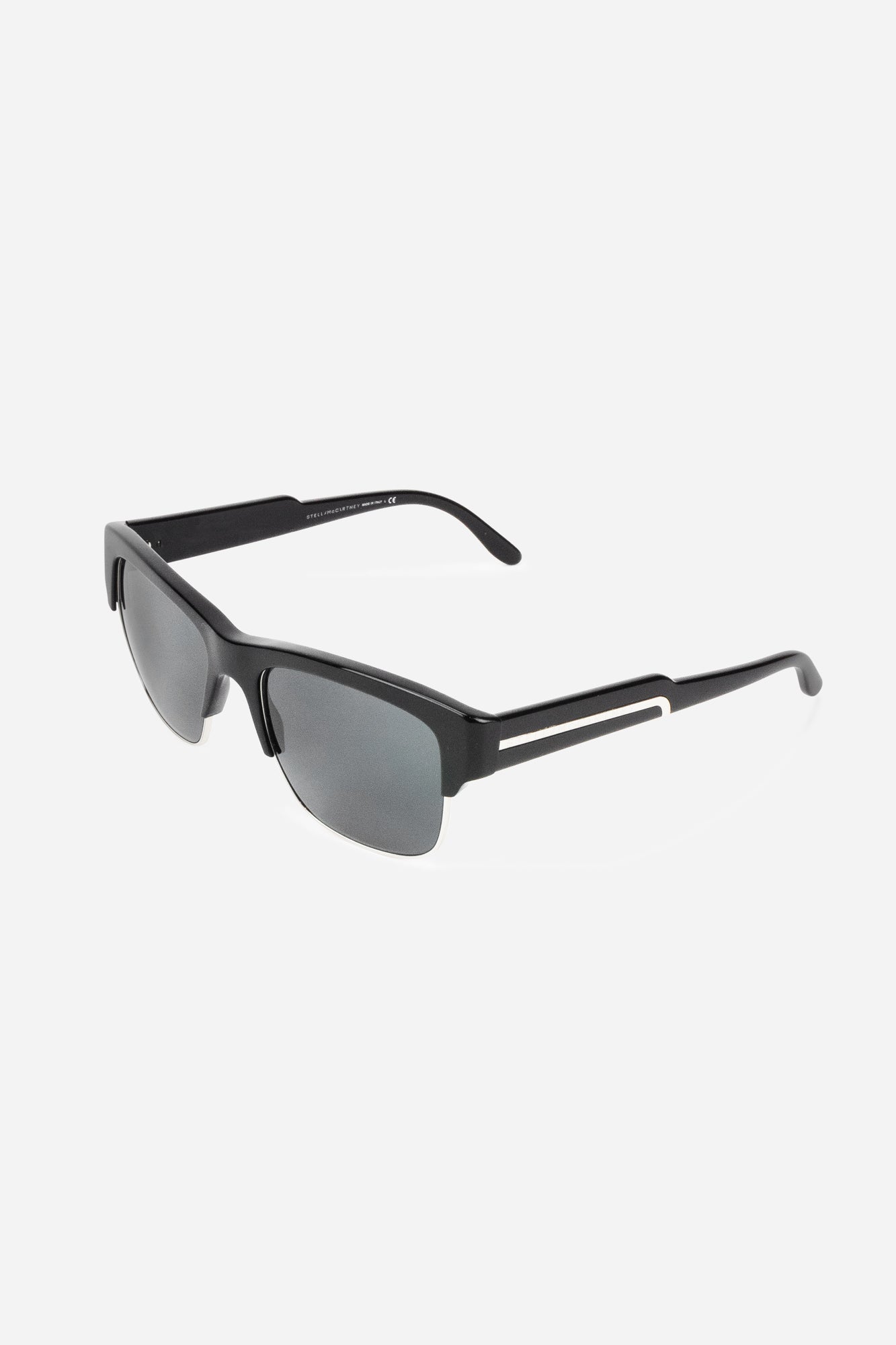 Black and Navy Square Frame Sunglasses