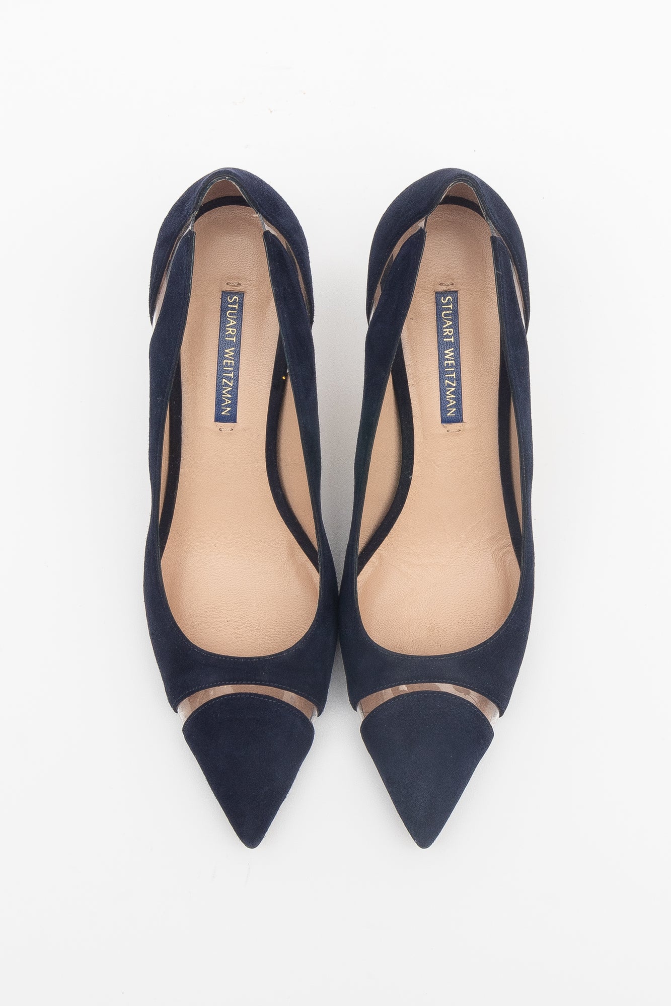 Suede Wave Cut Out Pumps