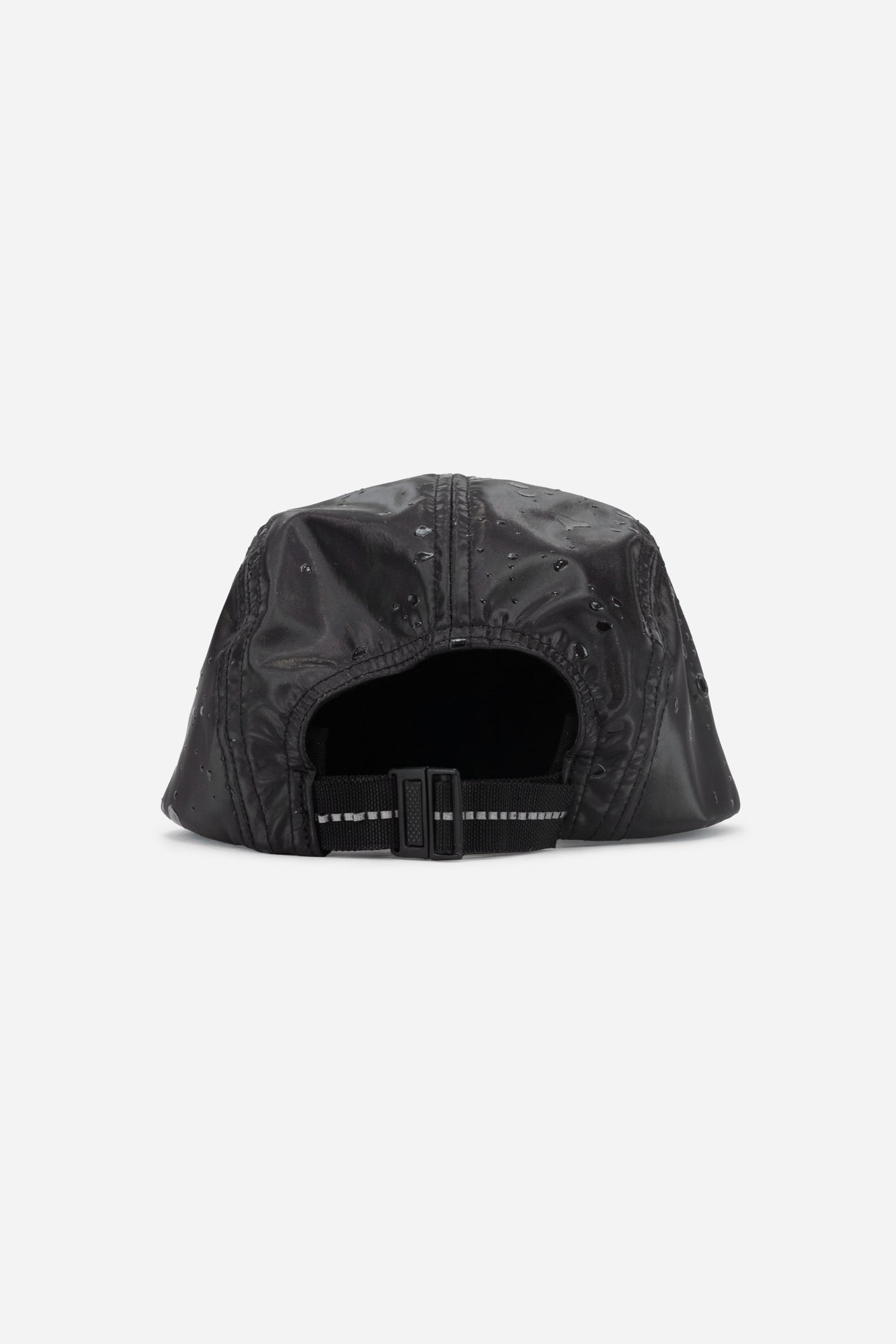 Adjustable Black Supreme Splatter Flat Brim Cap