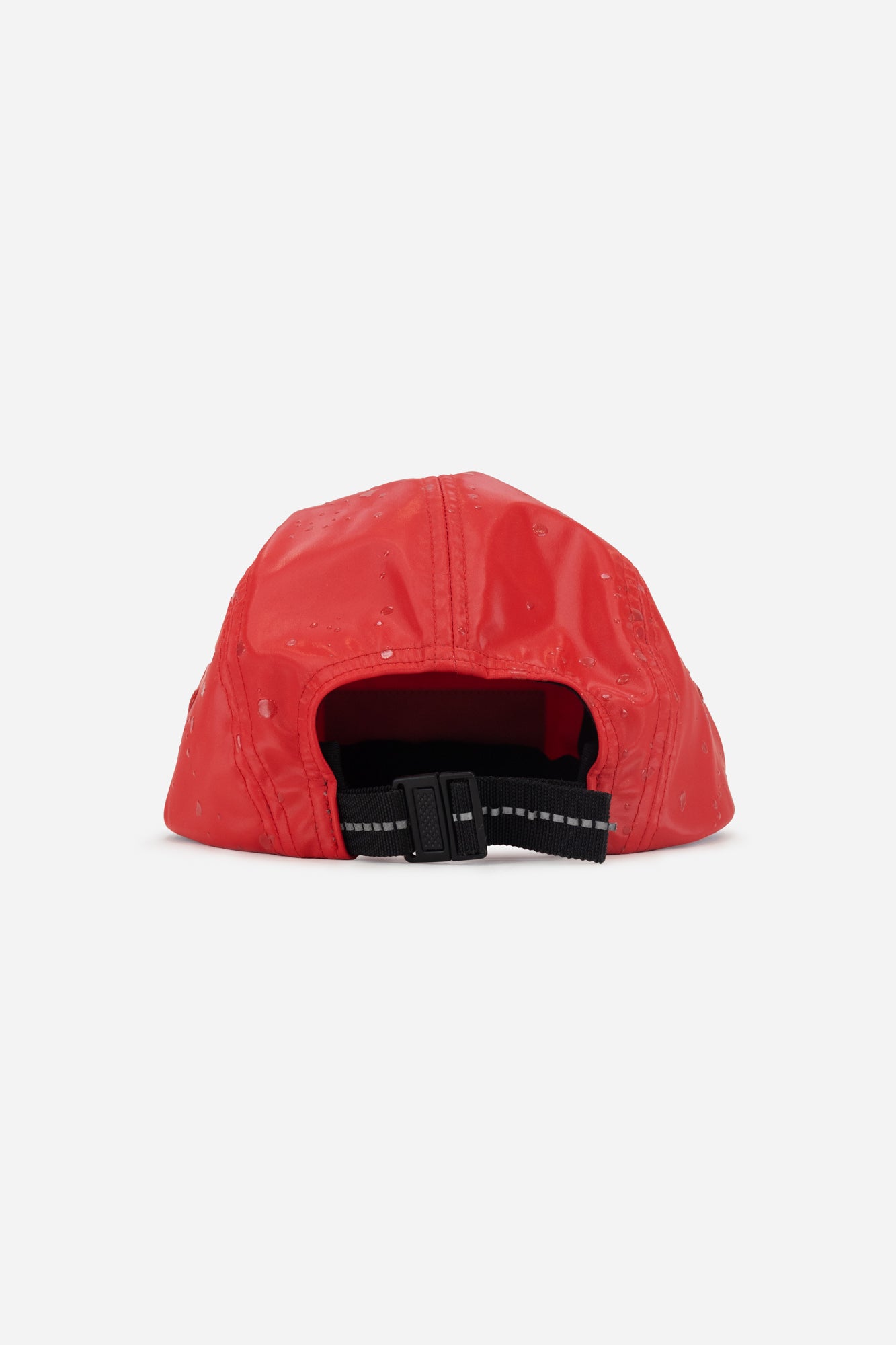 Adjustable Red Supreme Splatter Flat Brim Cap