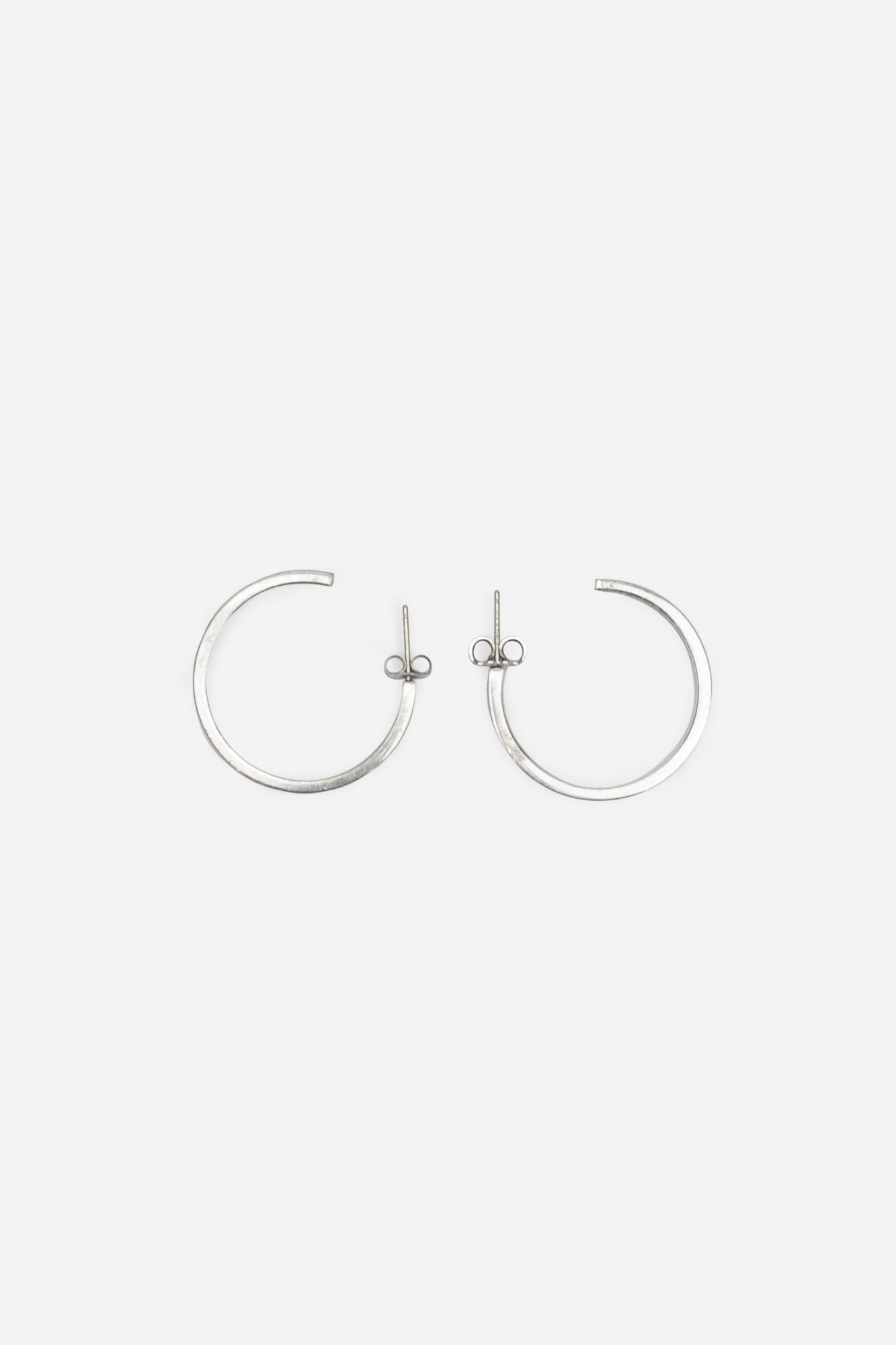 Tiffany 1837™ Narrow Hoop Earring with Post Backing in Silver