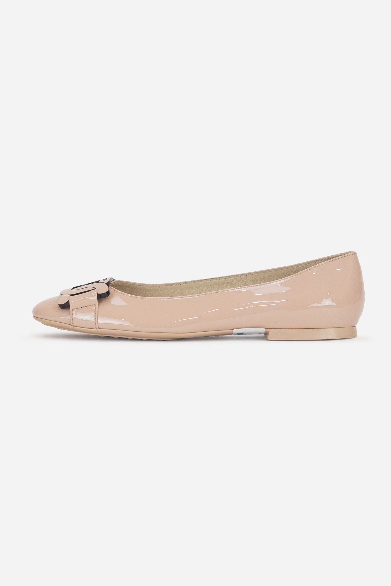 Pink Link Buckle Ballet Flat