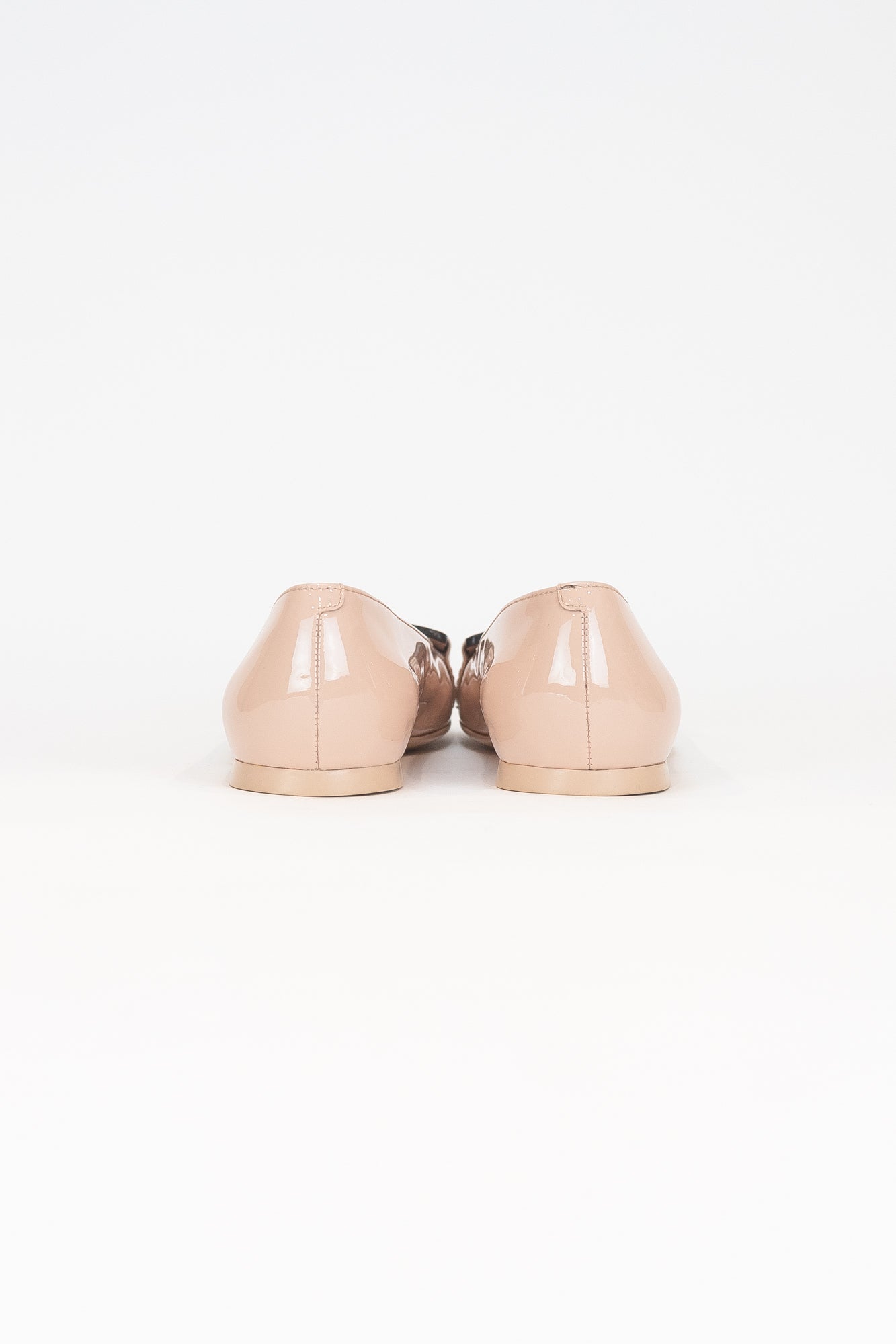 Pink Link Buckle Ballet Flat