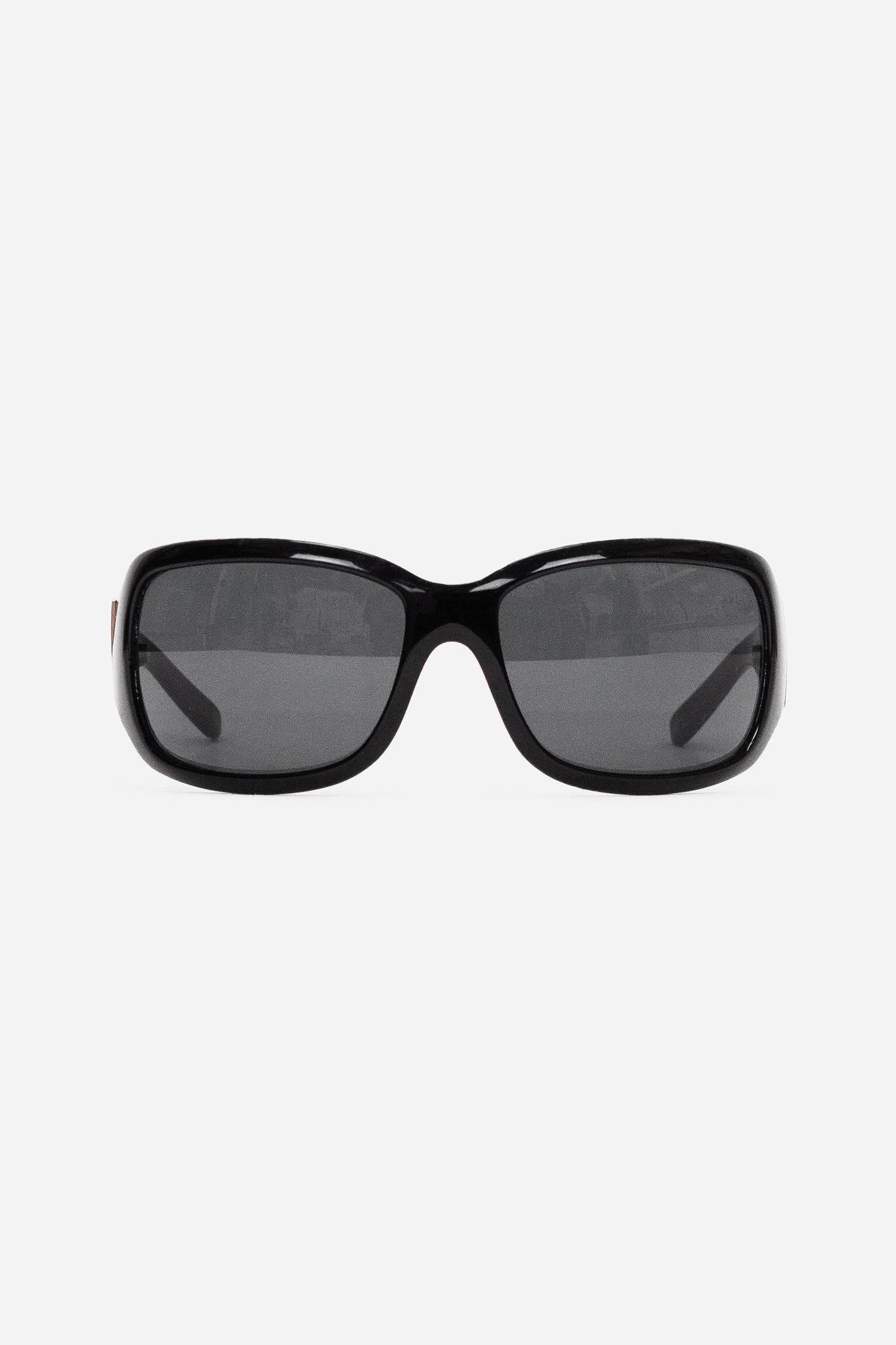 Black/Silver Pattern Arm Sunglasses