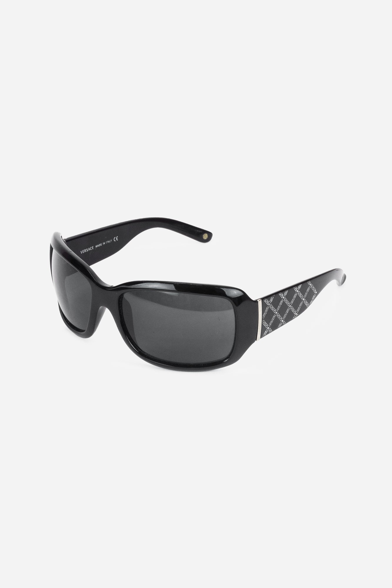 Black/Silver Pattern Arm Sunglasses