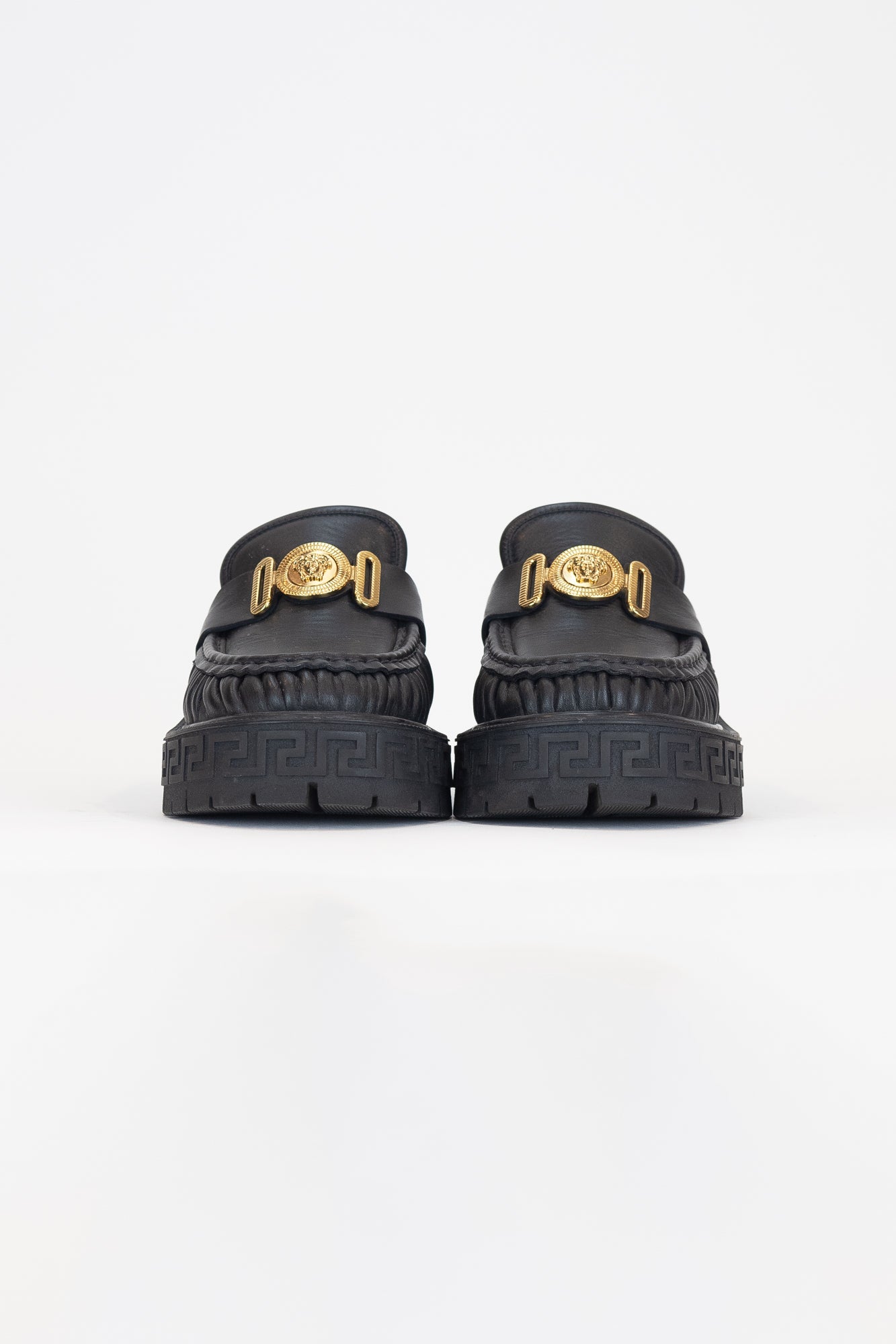 Chunky Black La Medusa Clogs