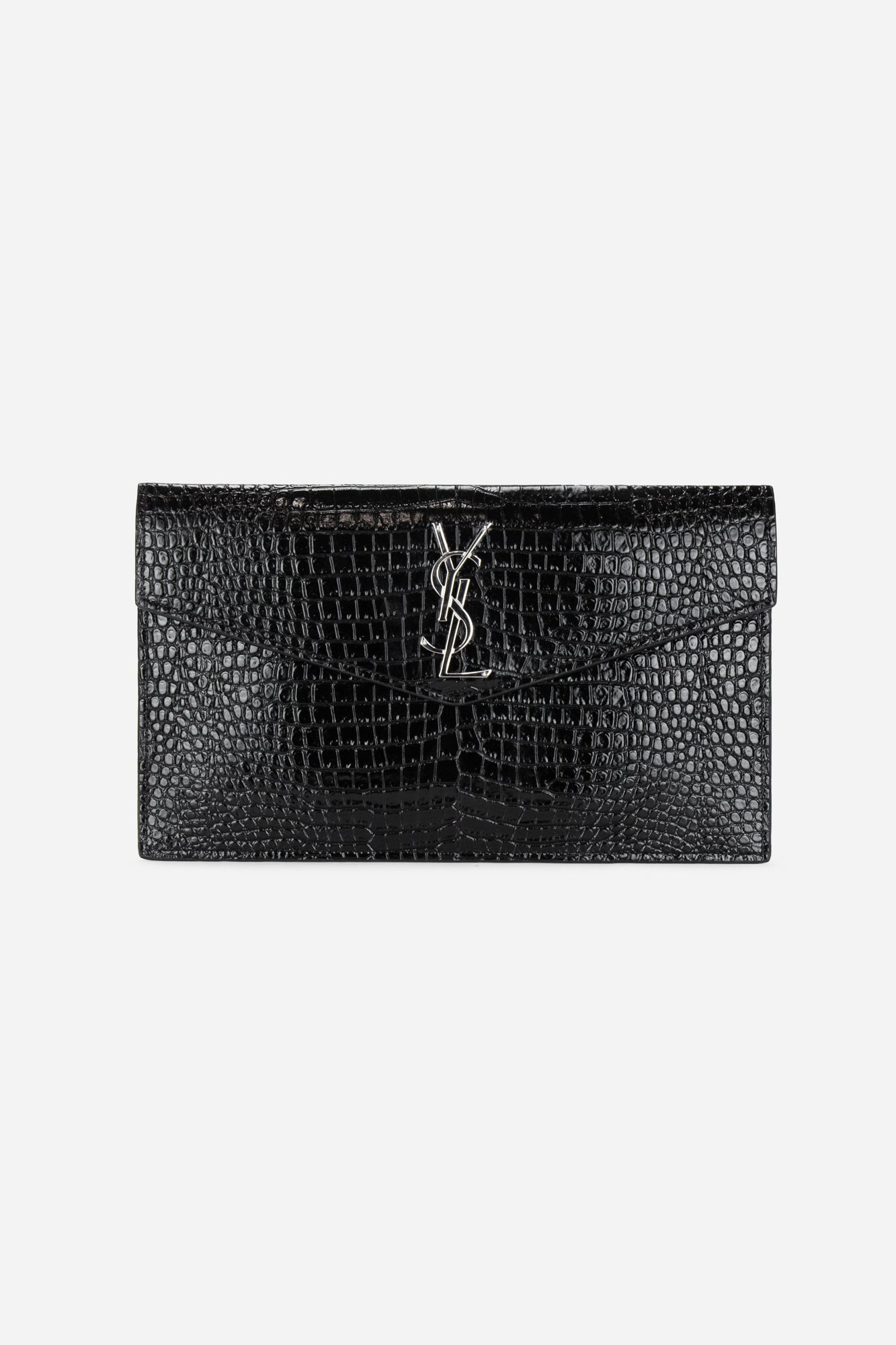 Crocodile Embossed Uptown Pouch