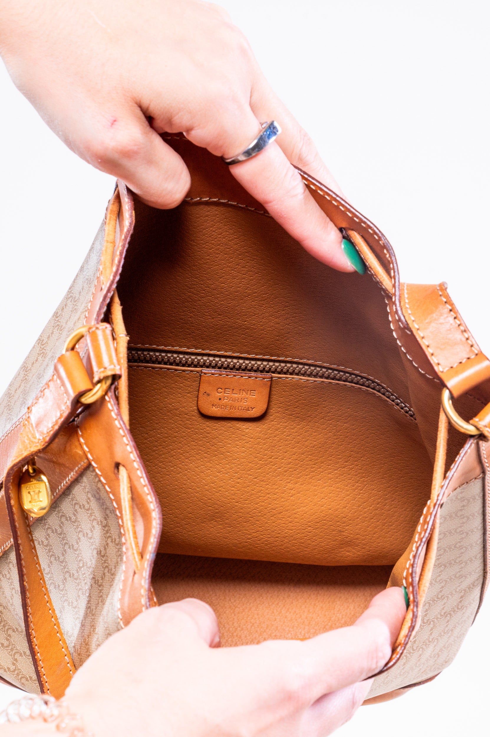 Vintage Macadam Bucket Bag