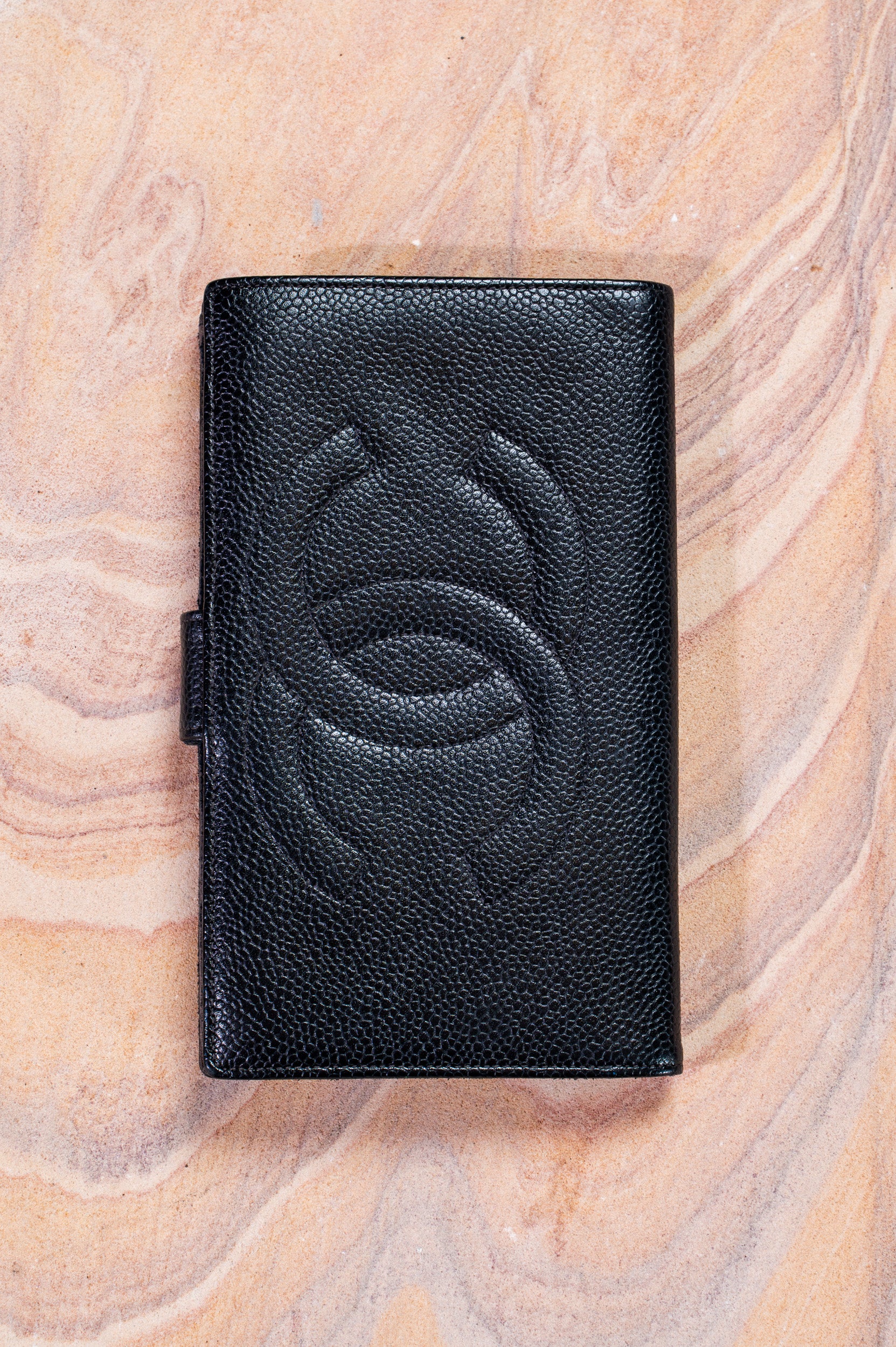 Black Caviar CC French Purse Wallet