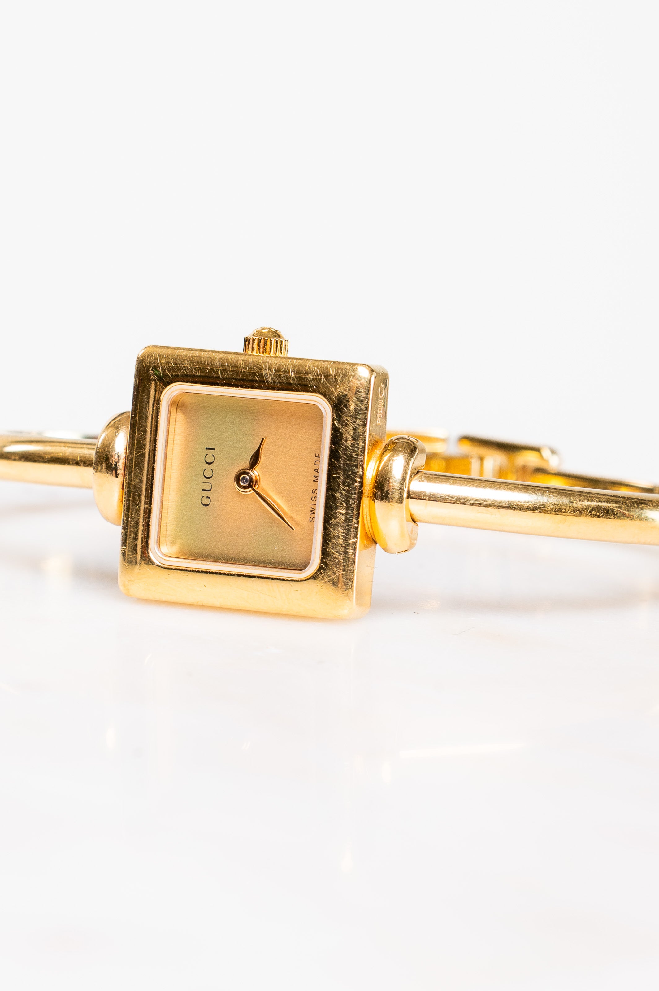 Gold Quartz Vintage Square Watch
