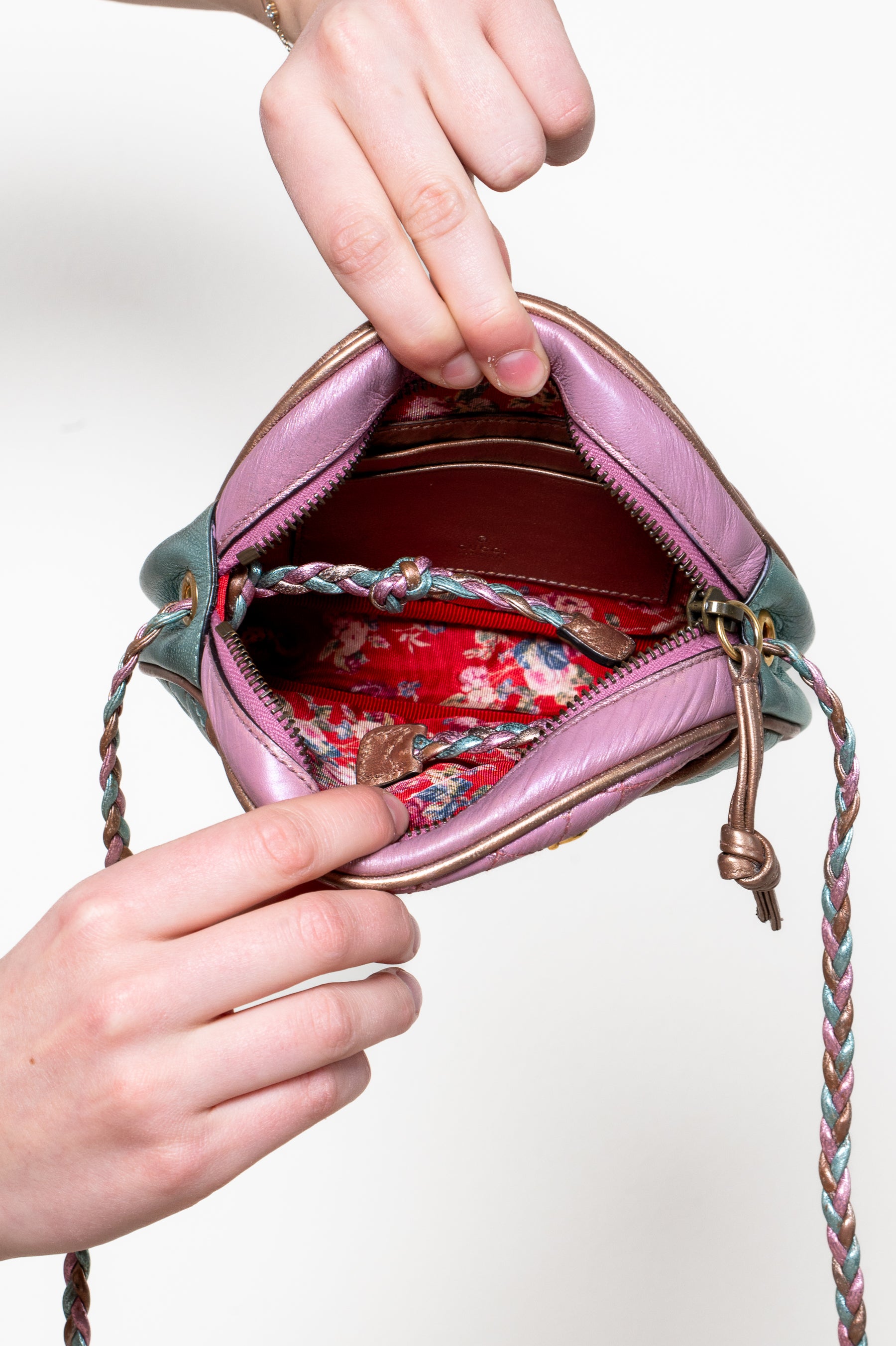 Gucci Zumi Trapuntata Mini GG Shoulder Bag