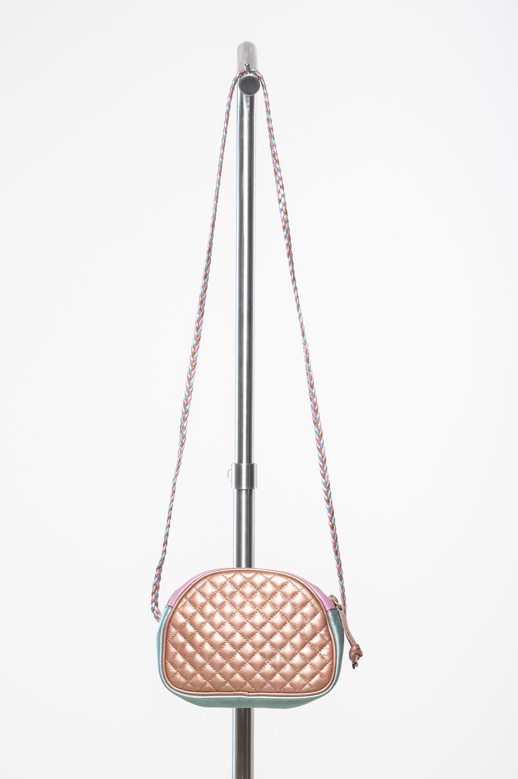 Back view of Gucci Zumi Trapuntata Mini GG Shoulder Bag
