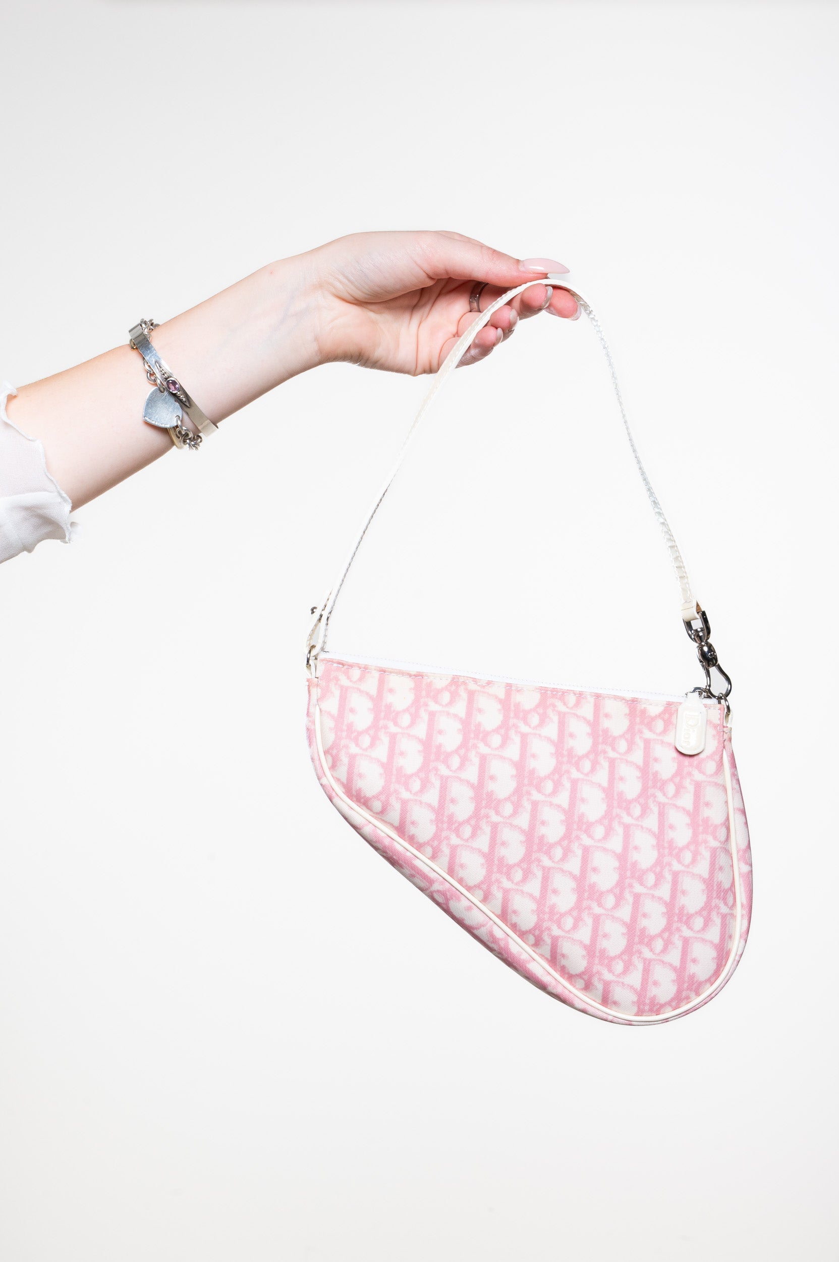 Diorissimo Mini Saddle Pochette Shoulder Bag