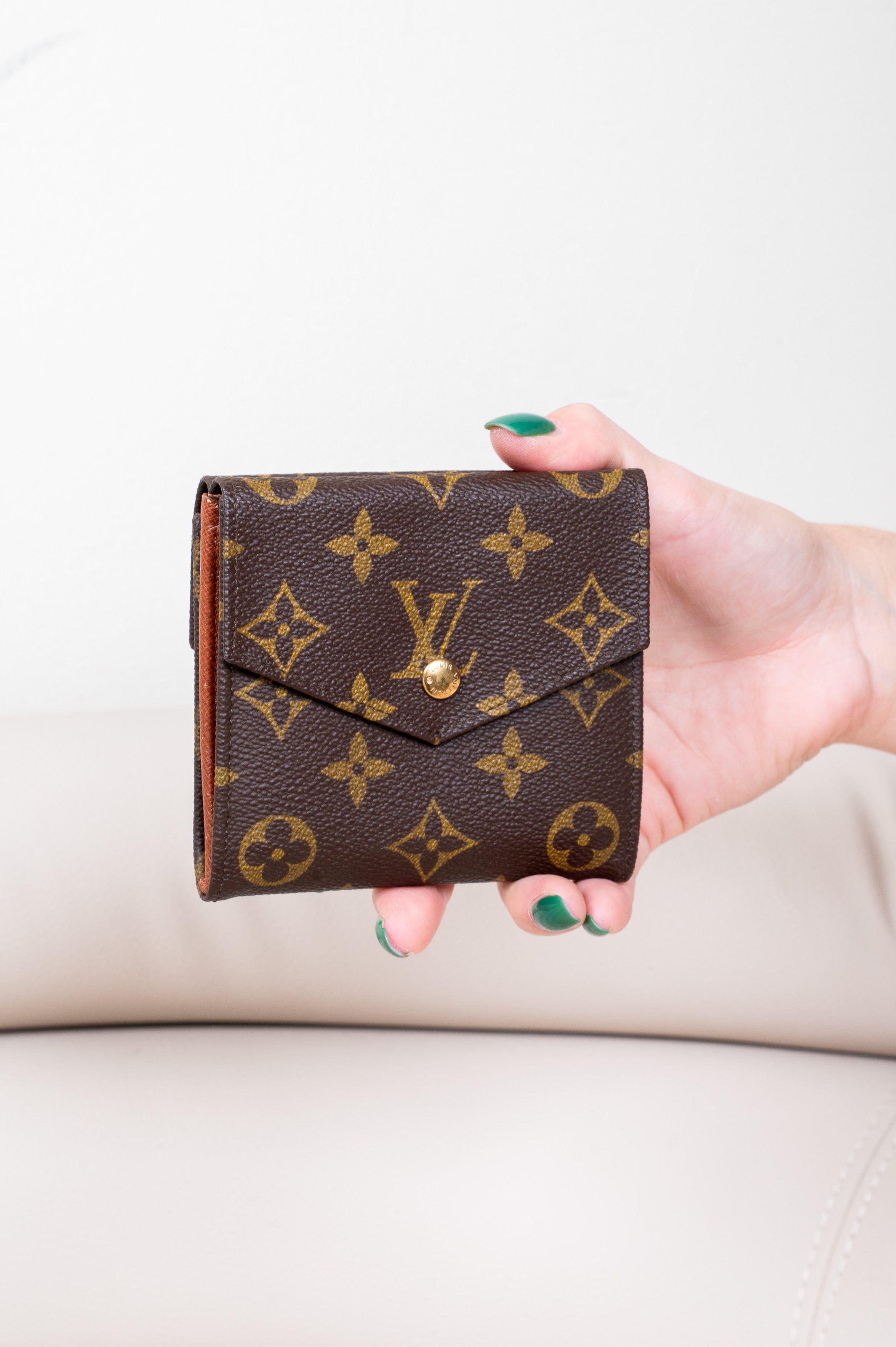 Vintage Monogram Flap Small Wallet