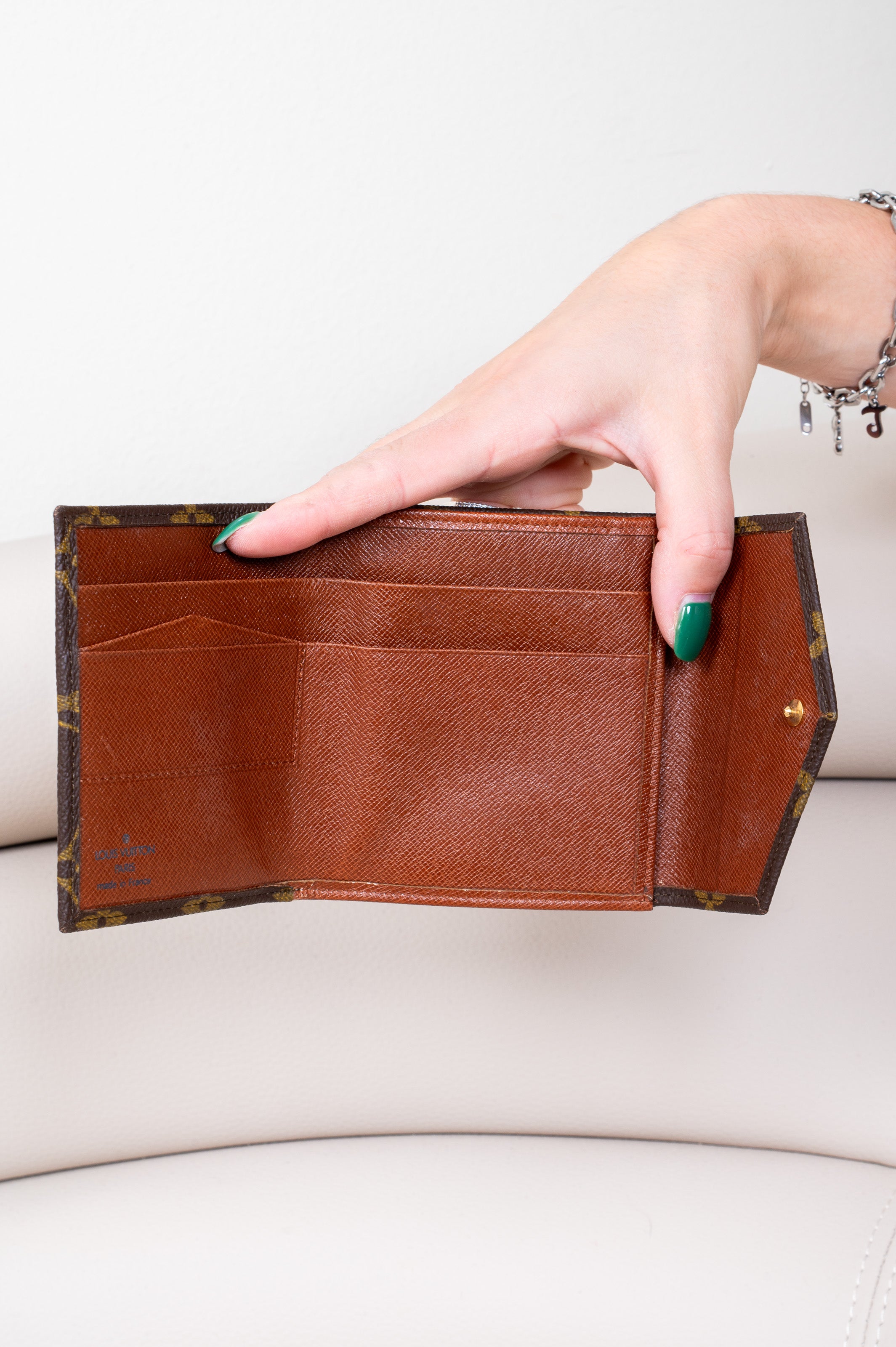 Vintage Monogram Flap Small Wallet