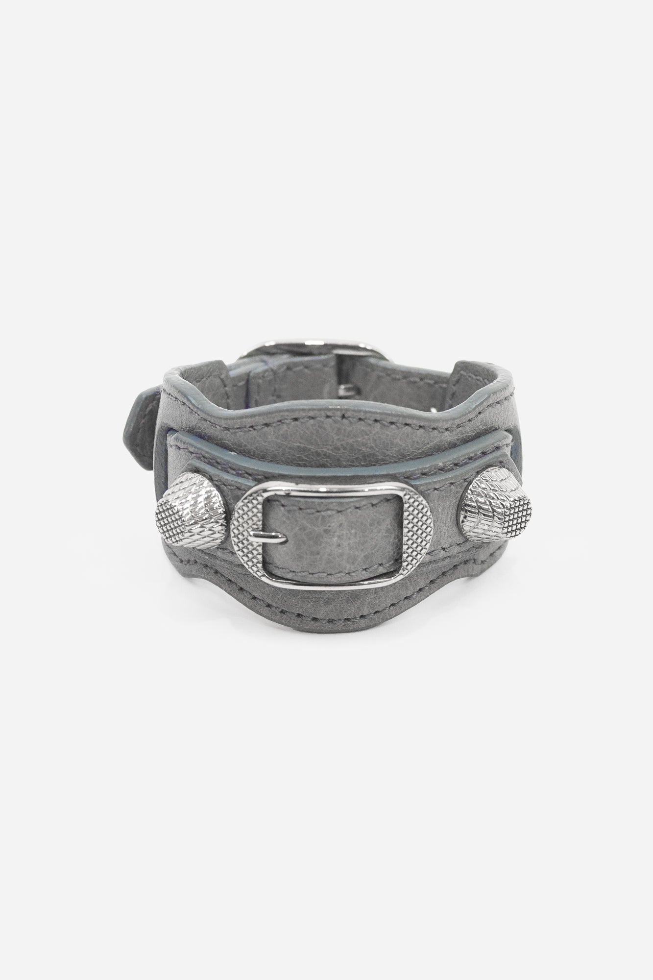 Arena Grey Leather City Bracelet