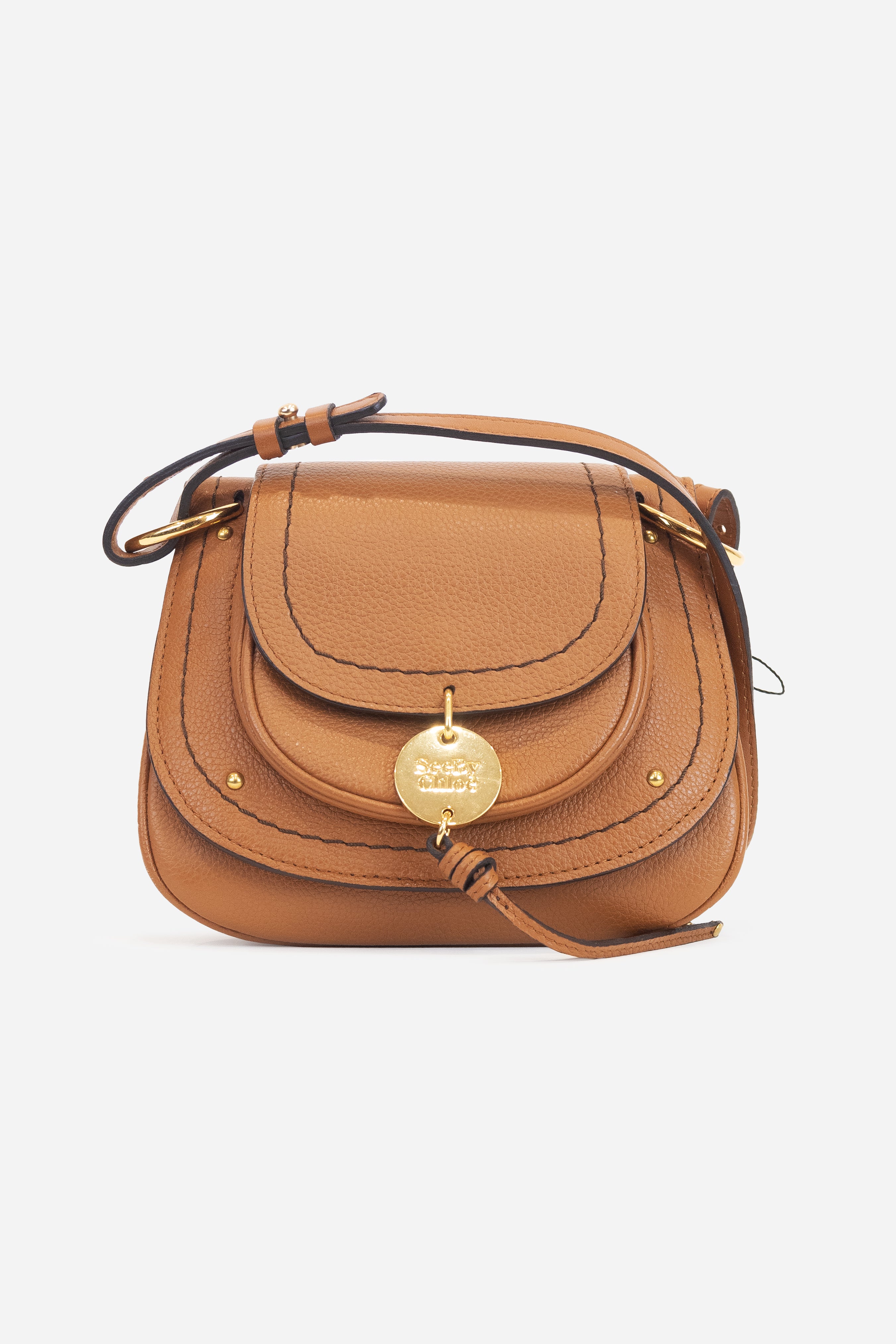 Brown Susie Mini Leather Crossbody Bag Leather