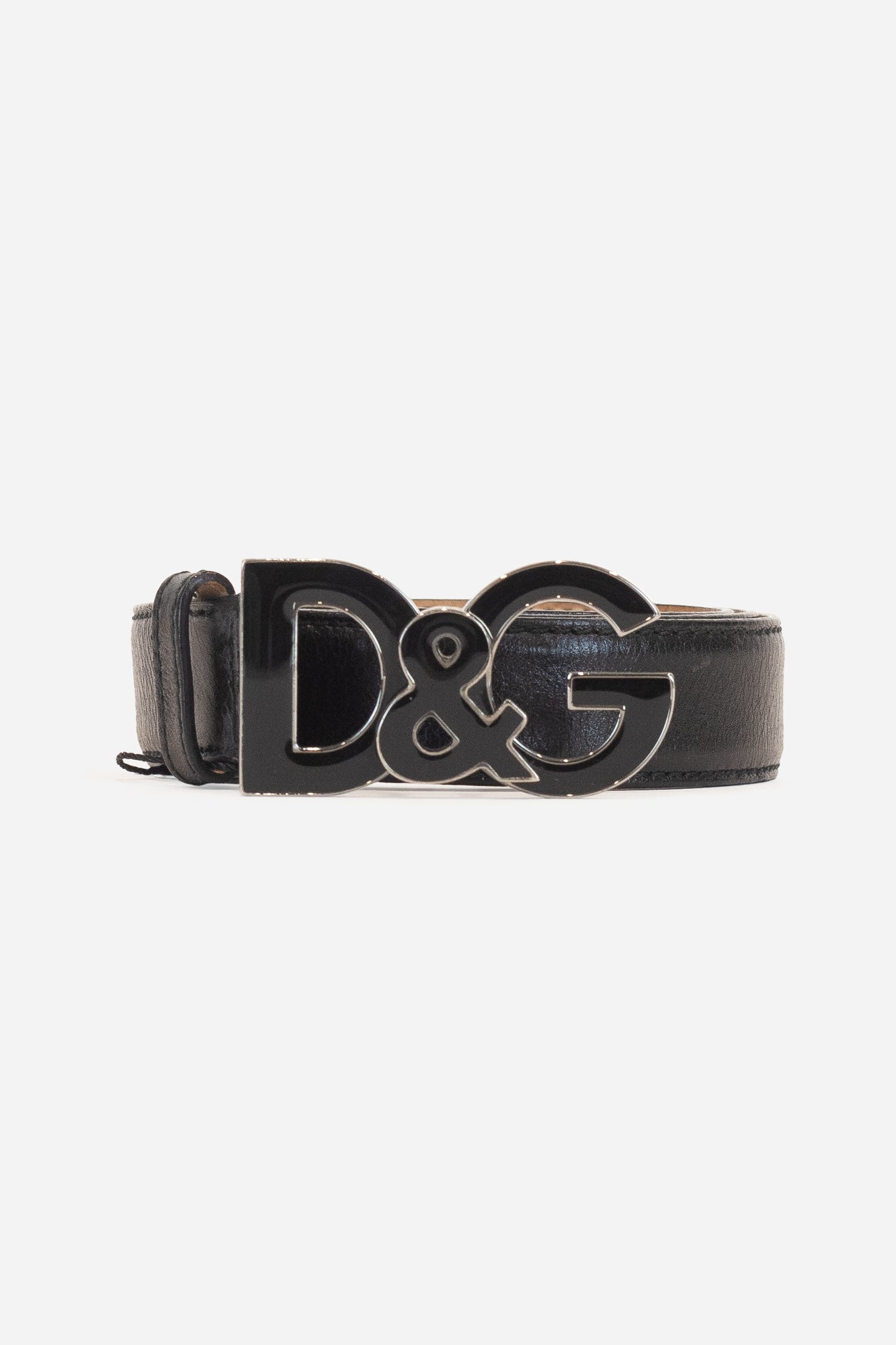 Black D&G Belt Leather