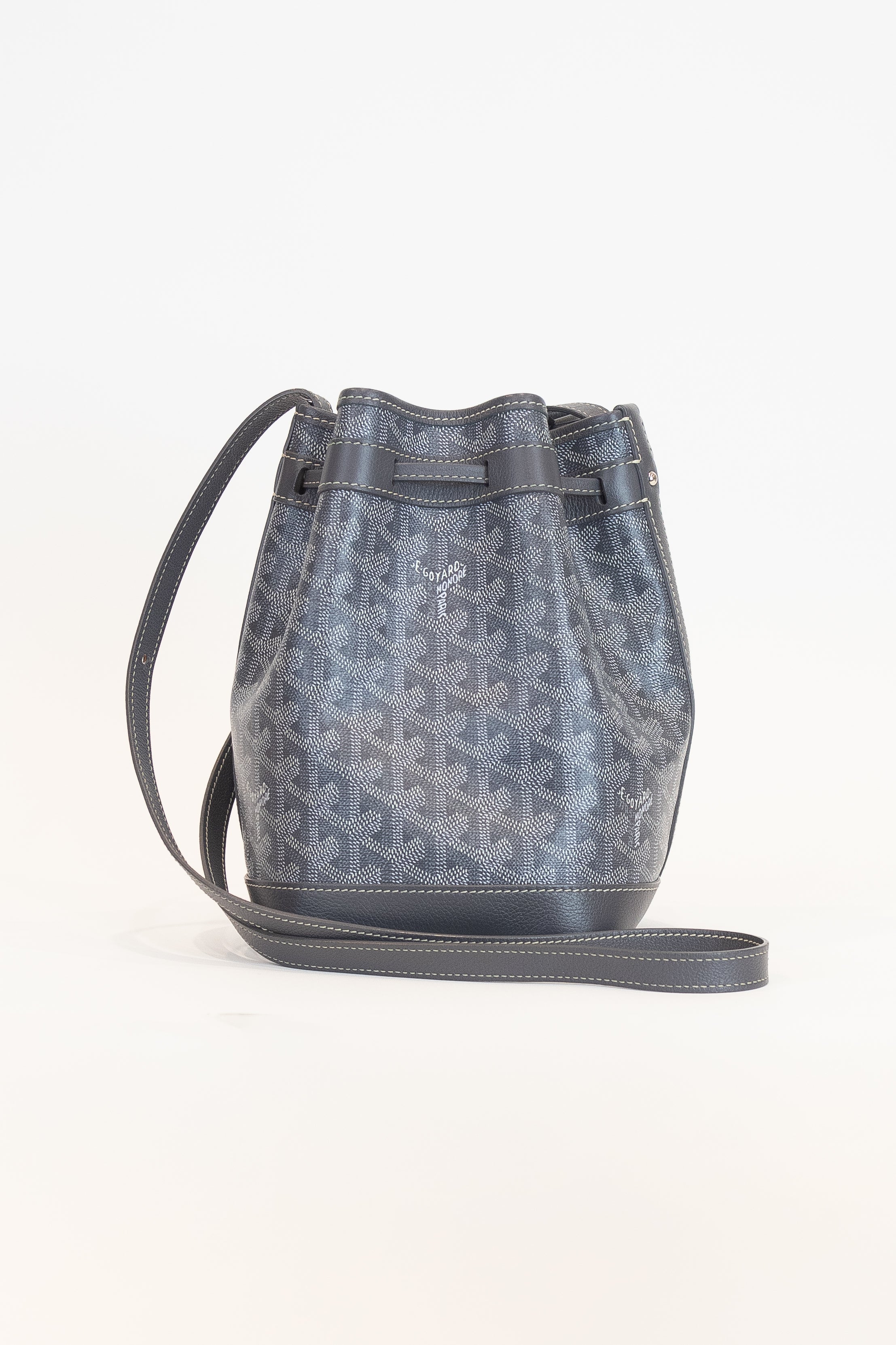 Goyardine Petit Flot Bucket Bag Coated Canvas