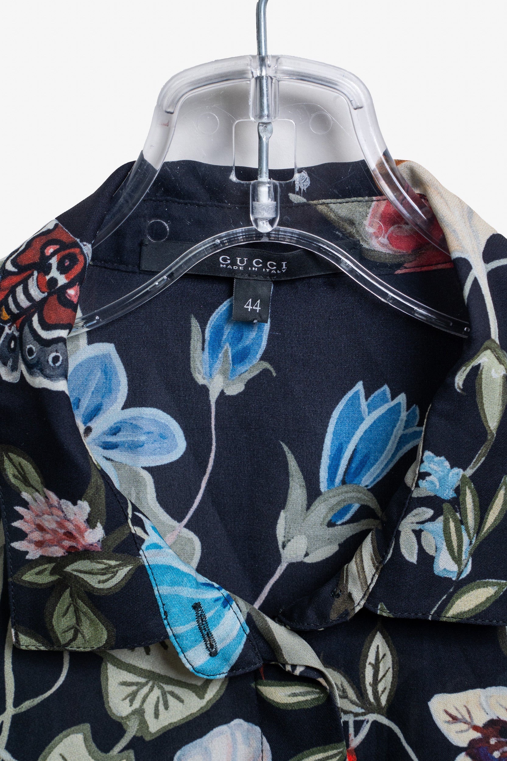 Kris Knight Floral Silk Blouse  Silk