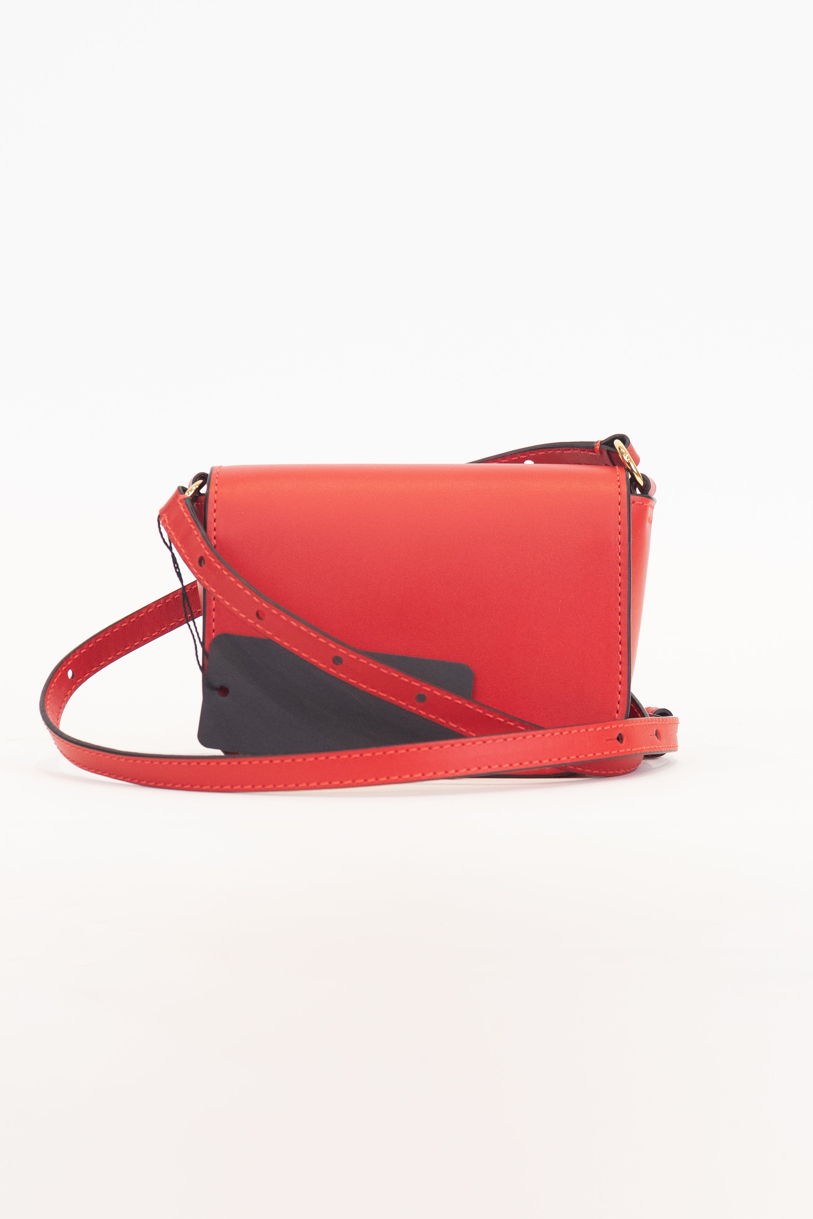 Red Mini Leather Cross Body Bag Leather