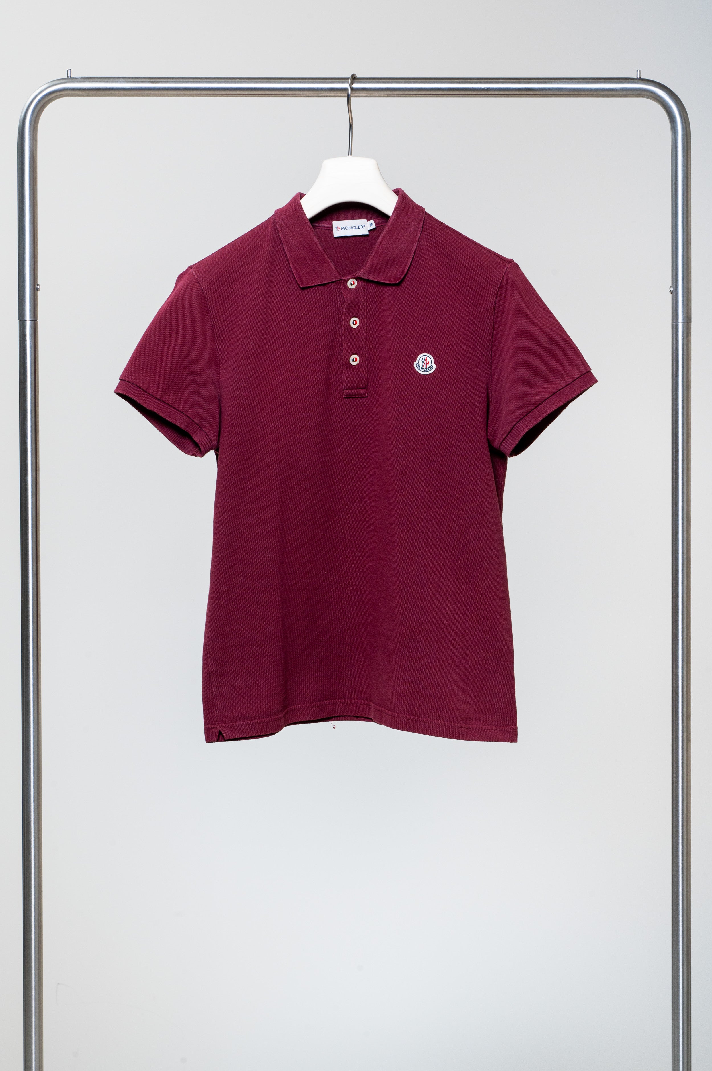 Red Short Sleeve Polo Shirt Cotton