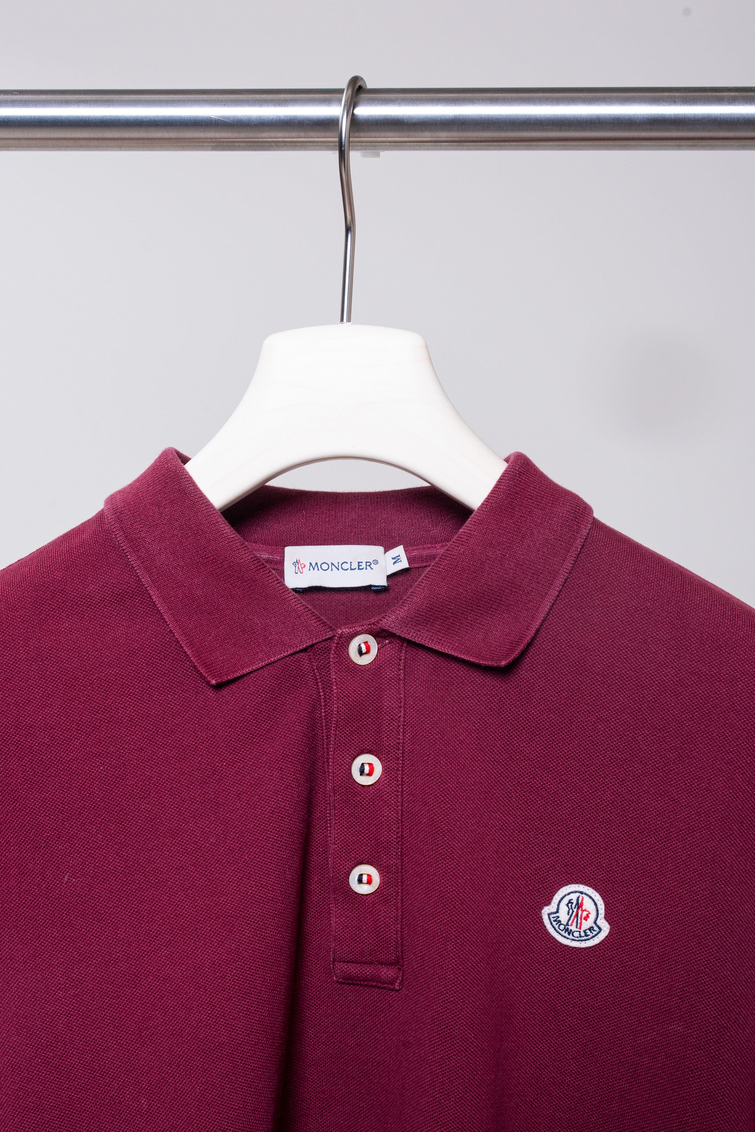 Red Short Sleeve Polo Shirt Cotton