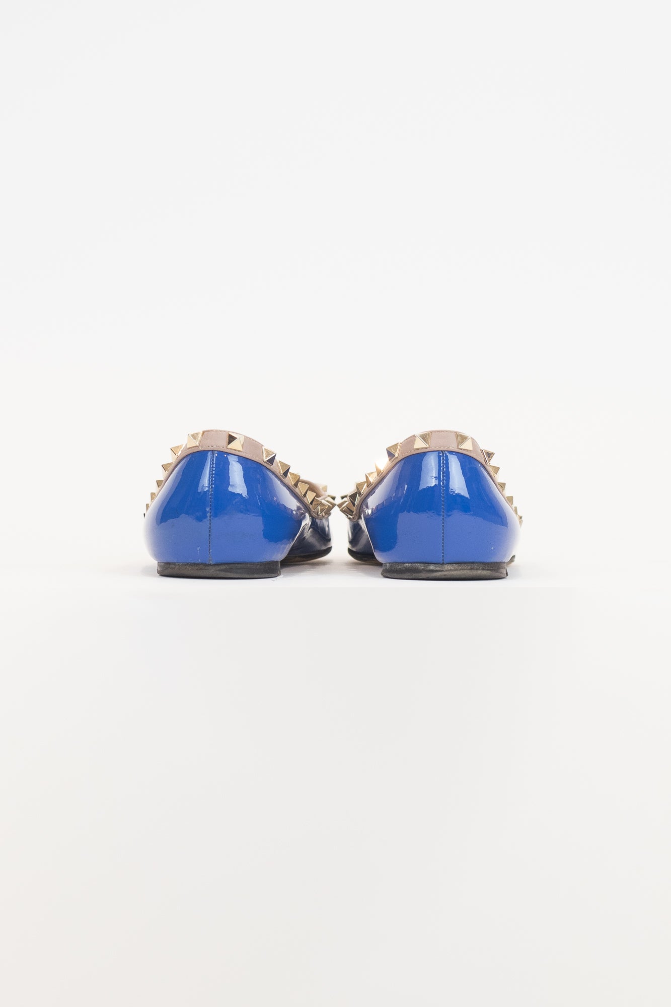 Blue Rockstud Flats