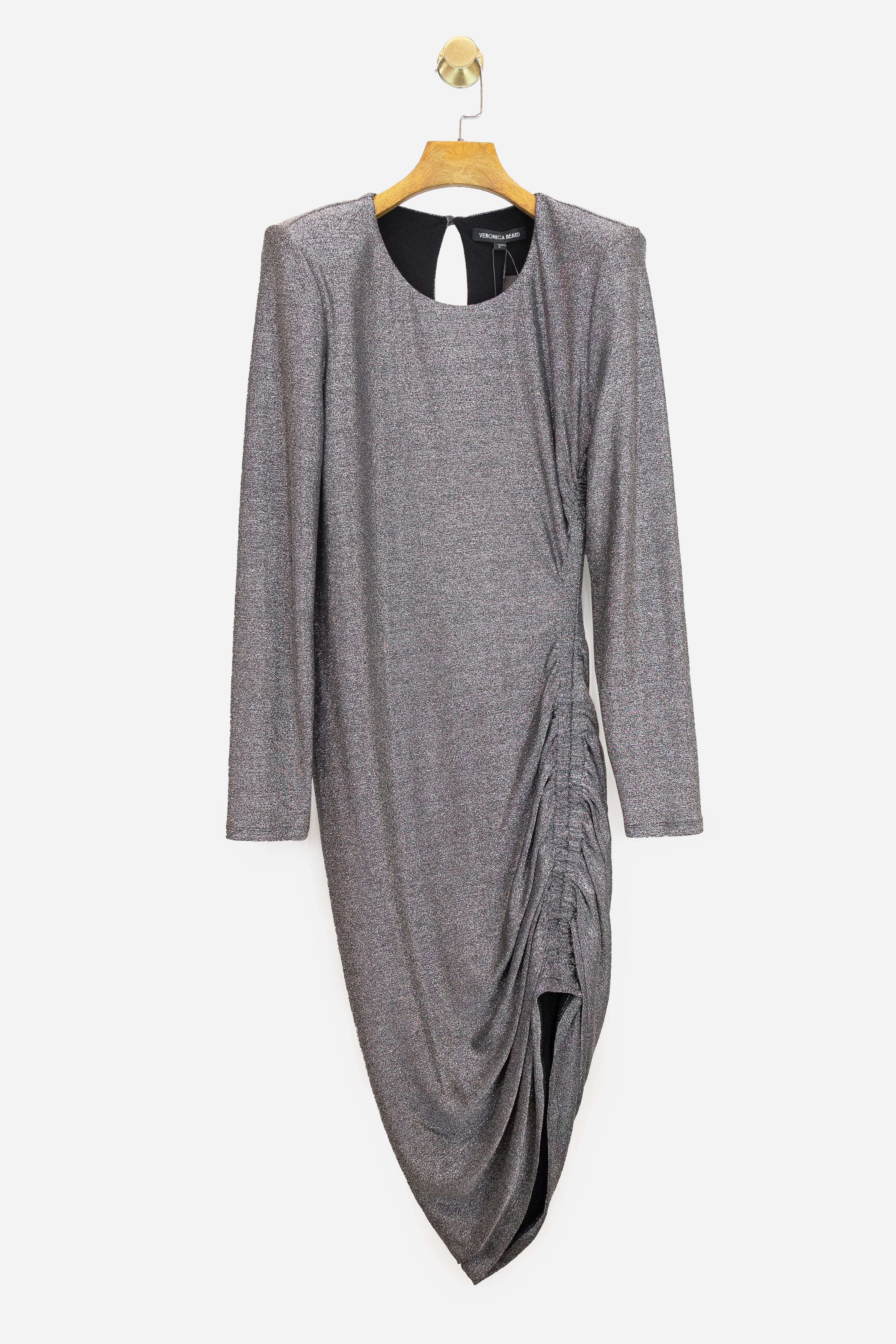 Silver Scrunch Cyrus Dress  ?