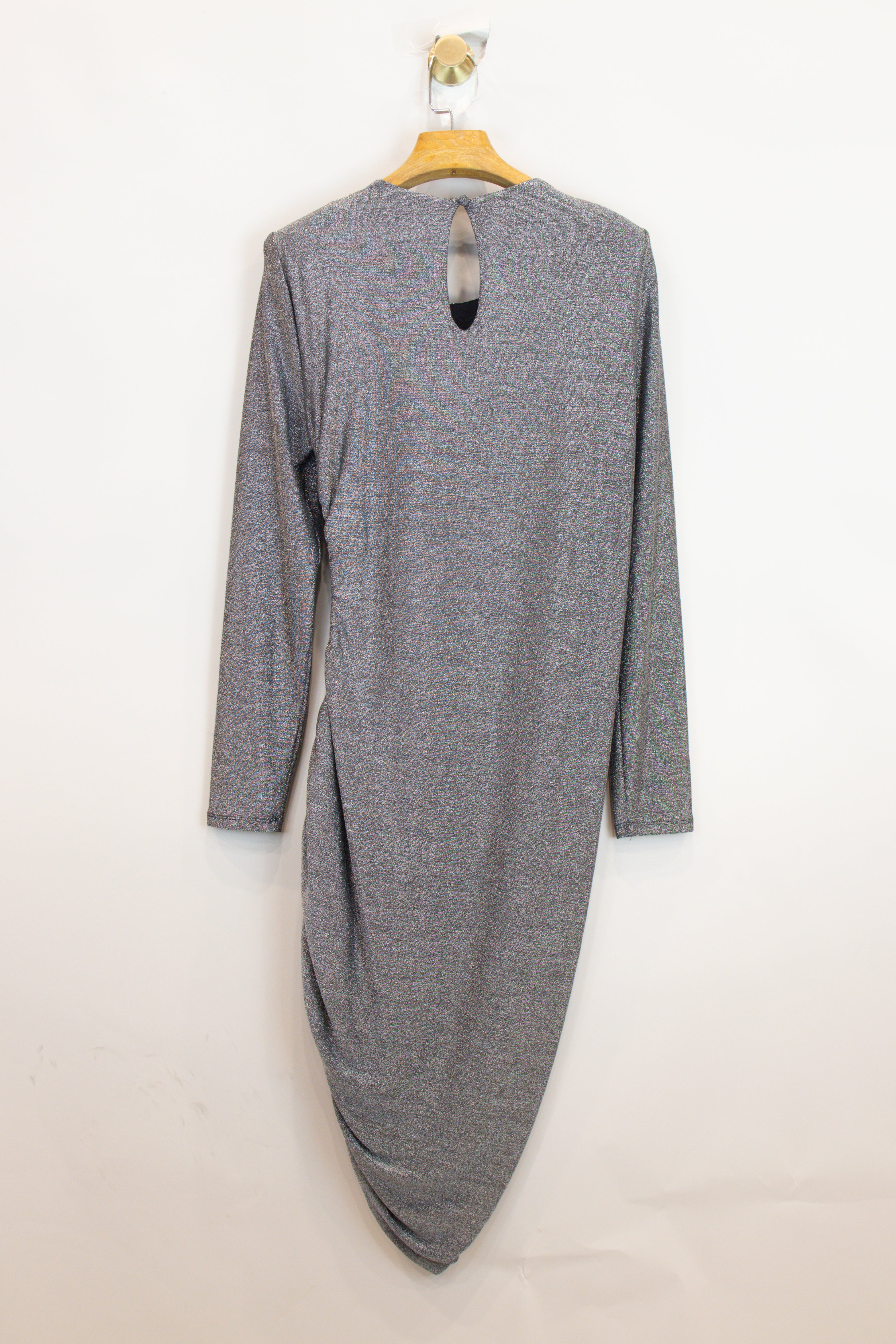 Silver Scrunch Cyrus Dress  ?