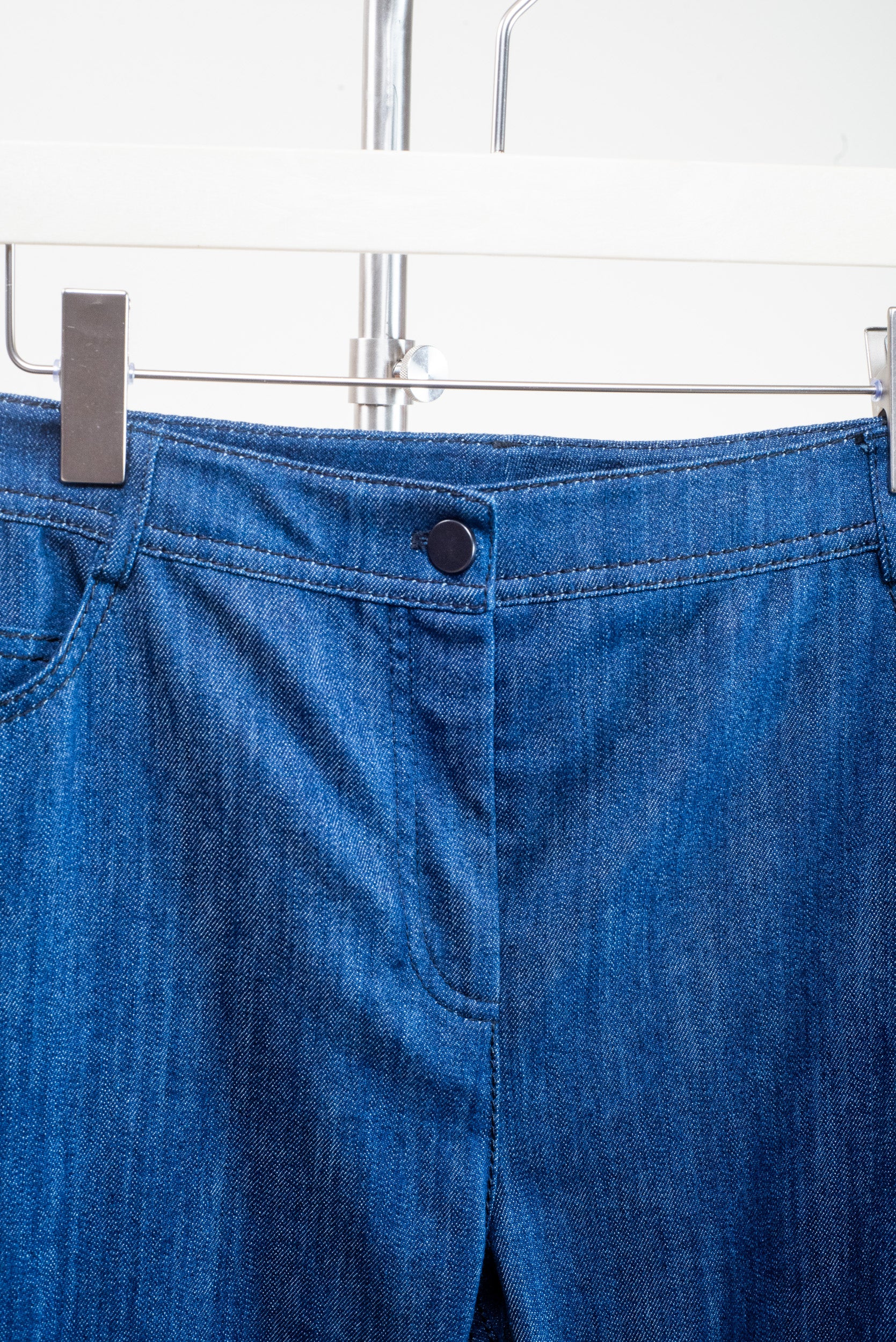 Denim Straight Leg Pant