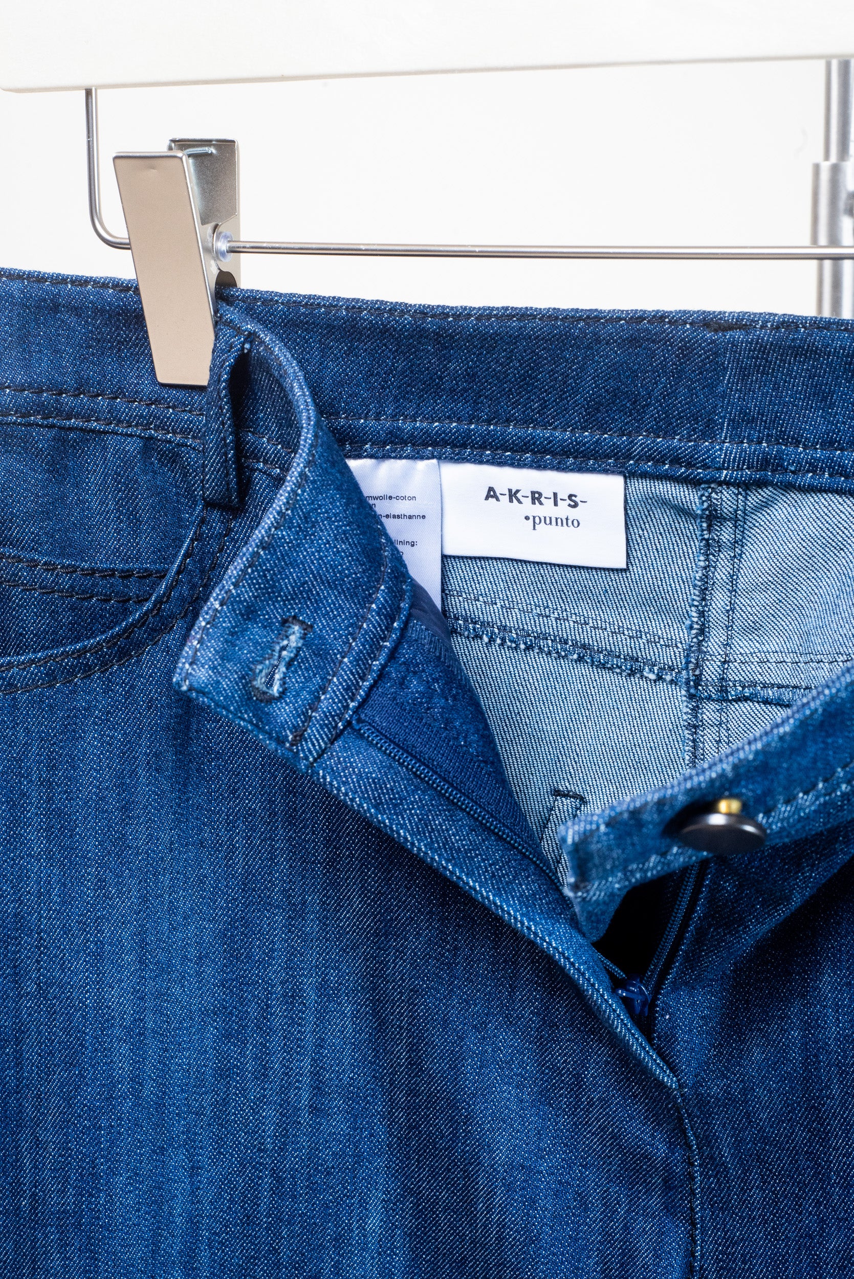 Denim Straight Leg Pant