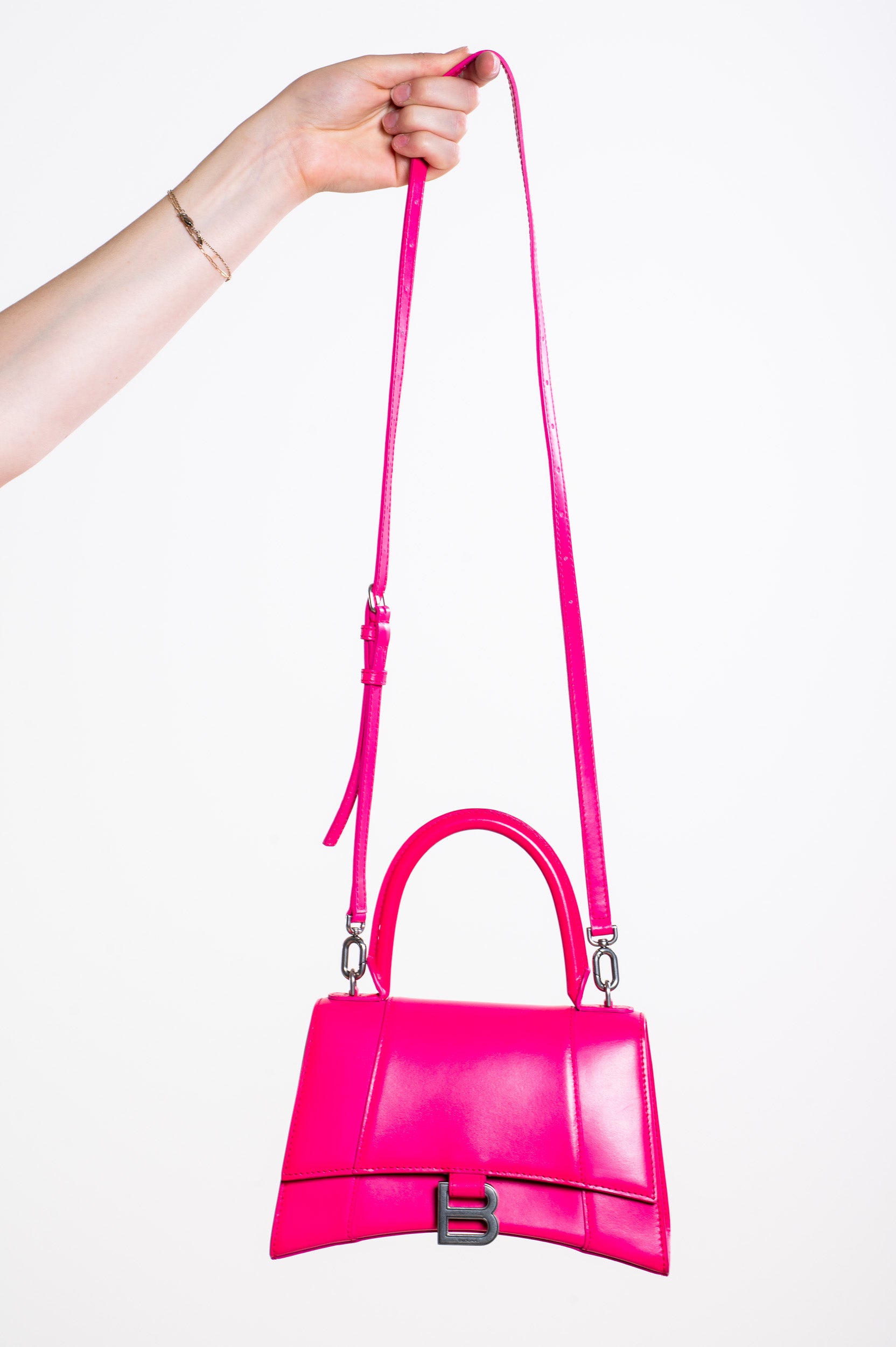 Pink Hourglass Bag