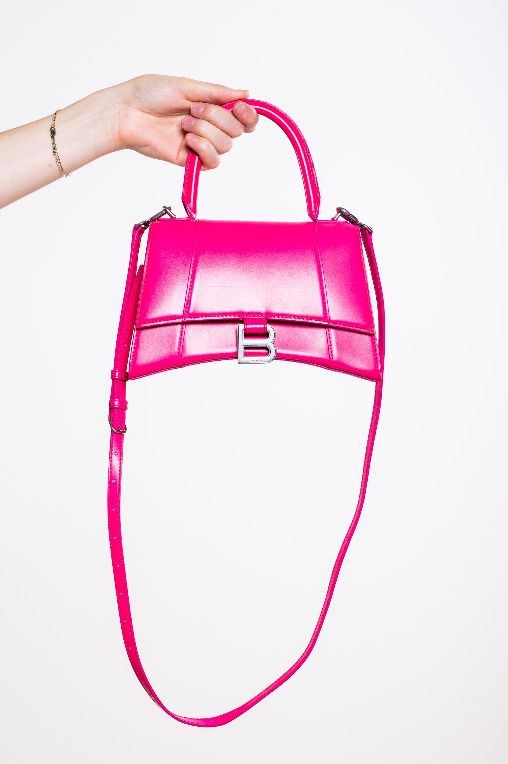 Pink Hourglass Bag