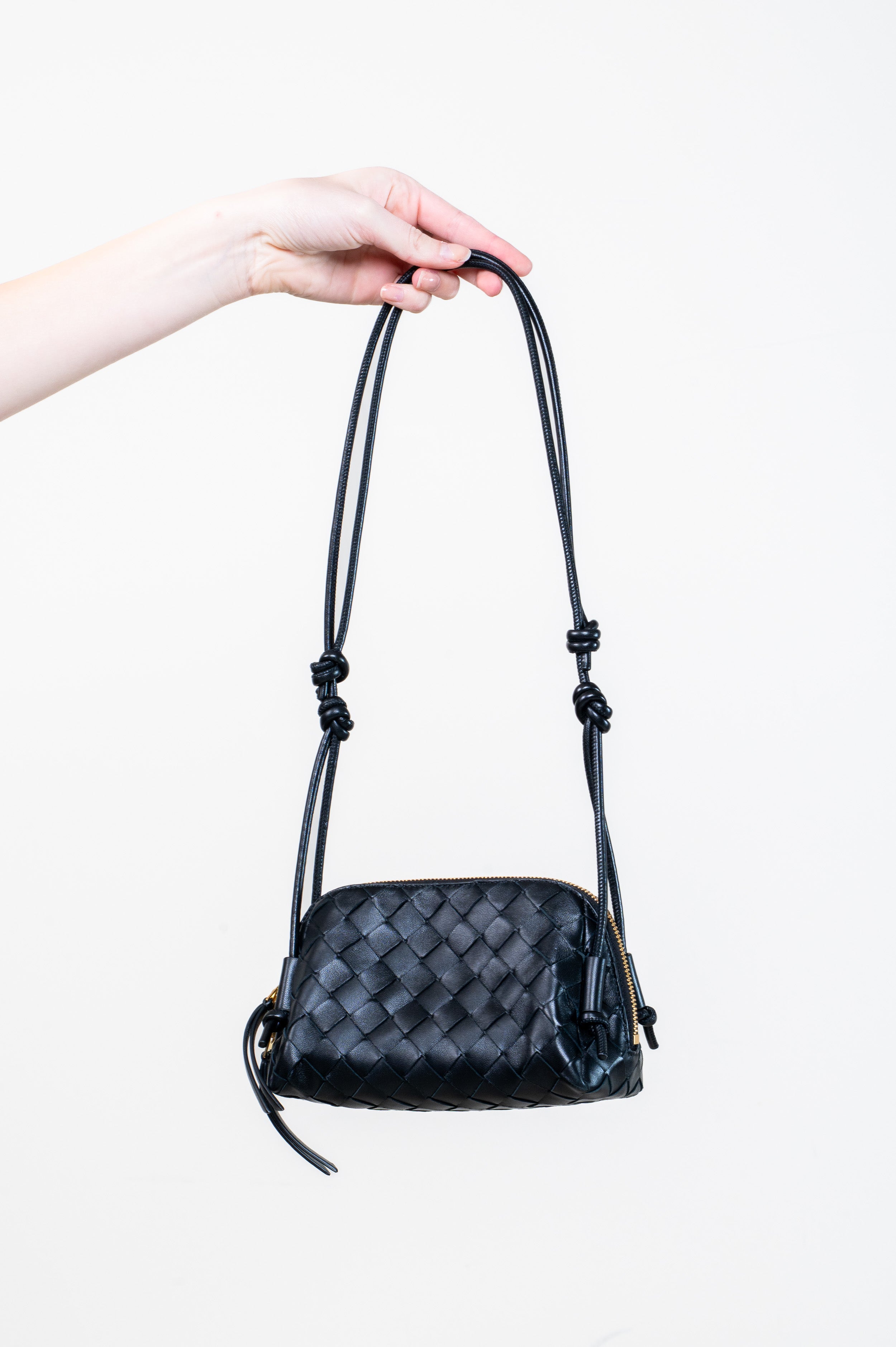 Black Concert Pouch Crossbody Bag