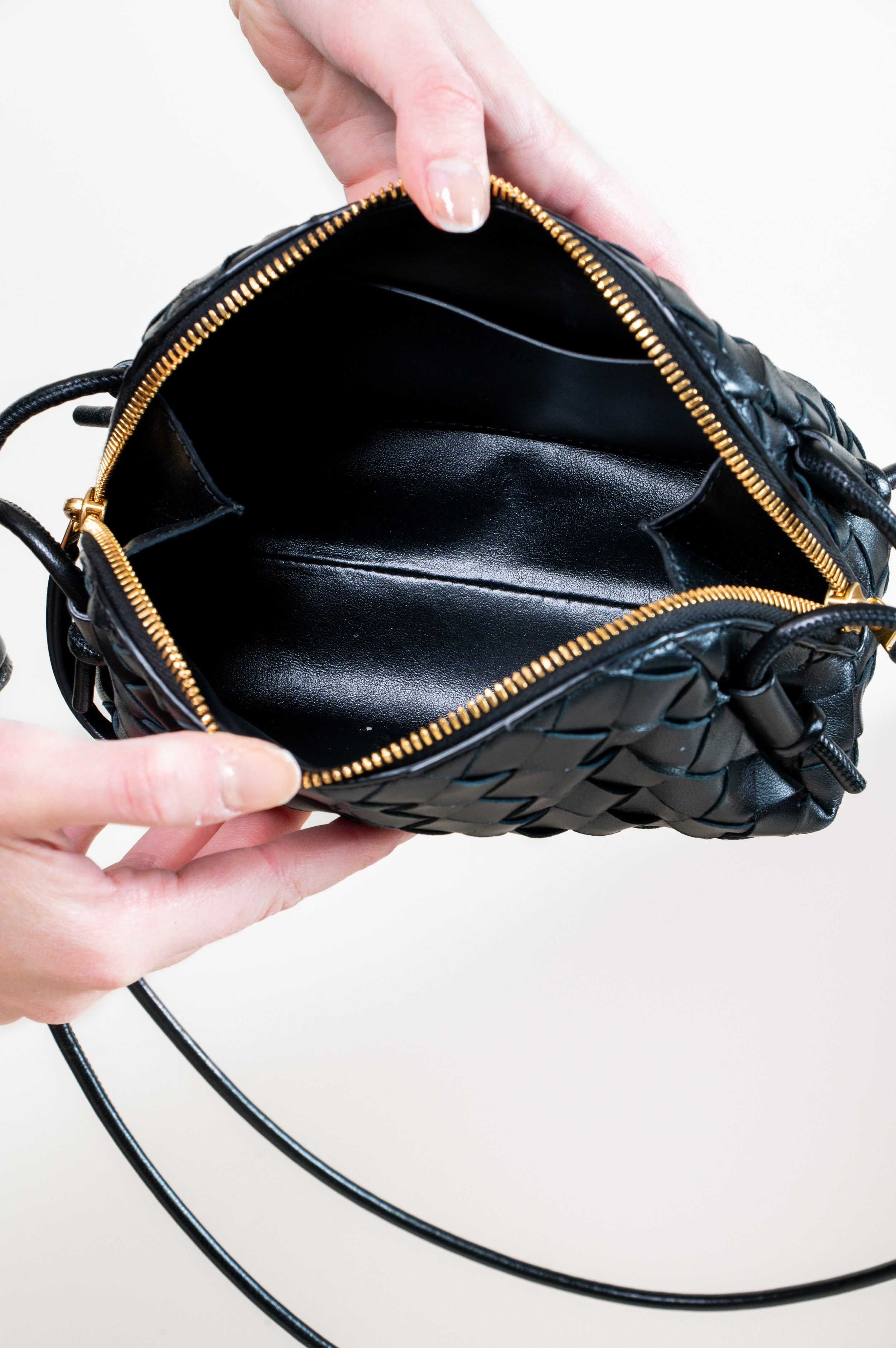 Black Concert Pouch Crossbody Bag