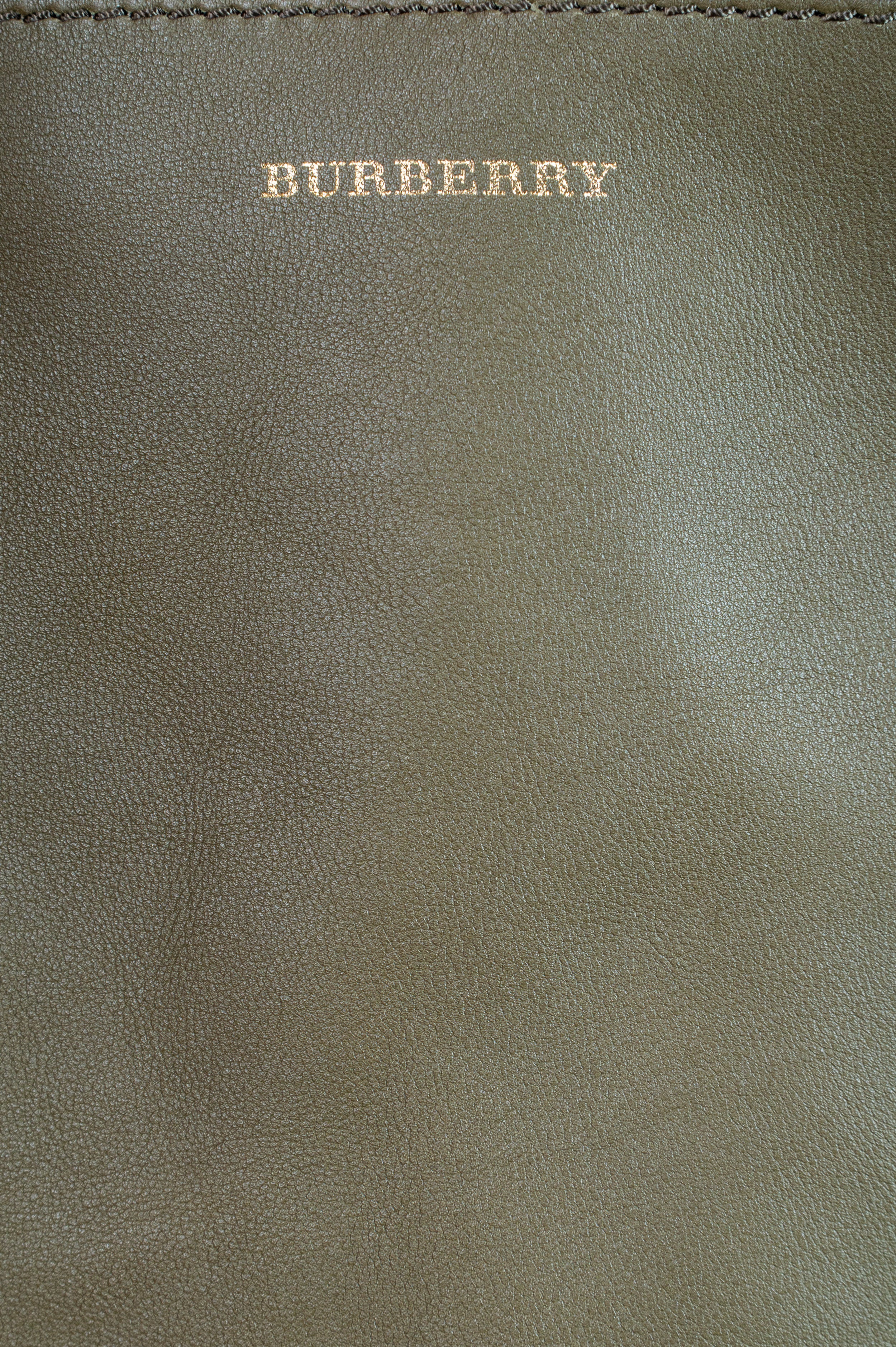 Khaki Green Grommet Tote Bag