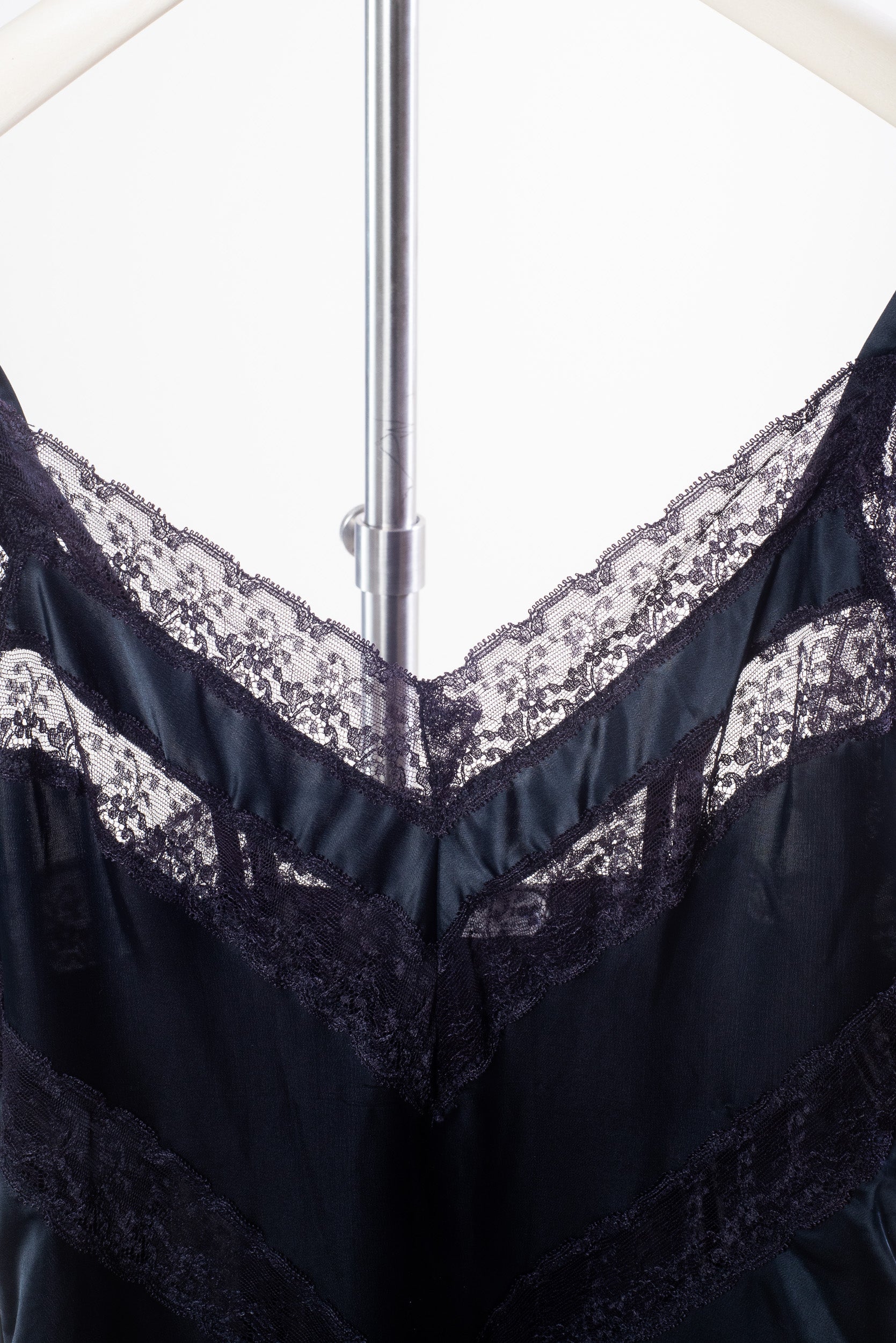 Vintage Satin & Lace Slip Dress