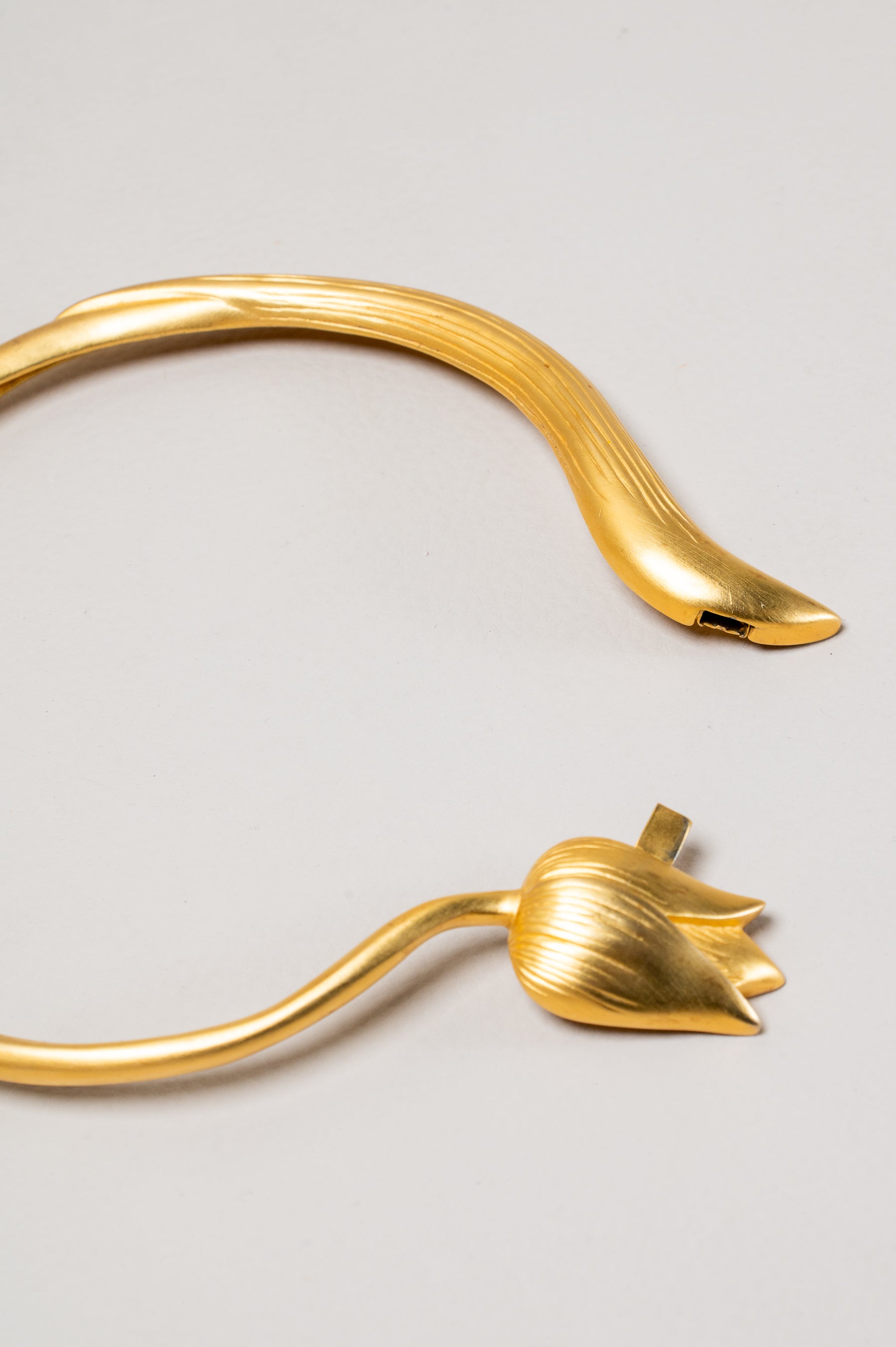 Vintage 1990's Paris Gold Tulip Necklace