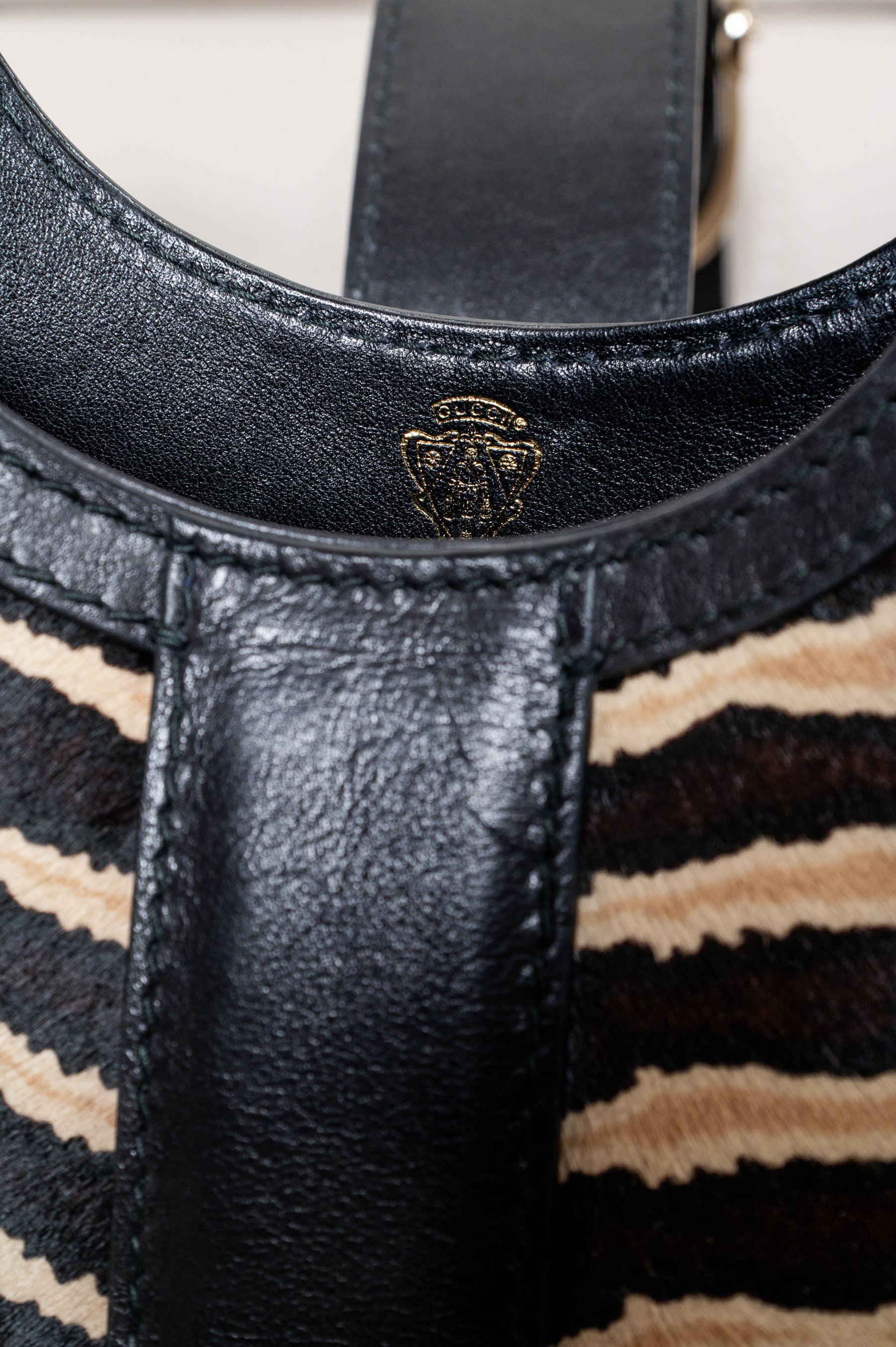 Horsehair Stirrup Top Handle Bag