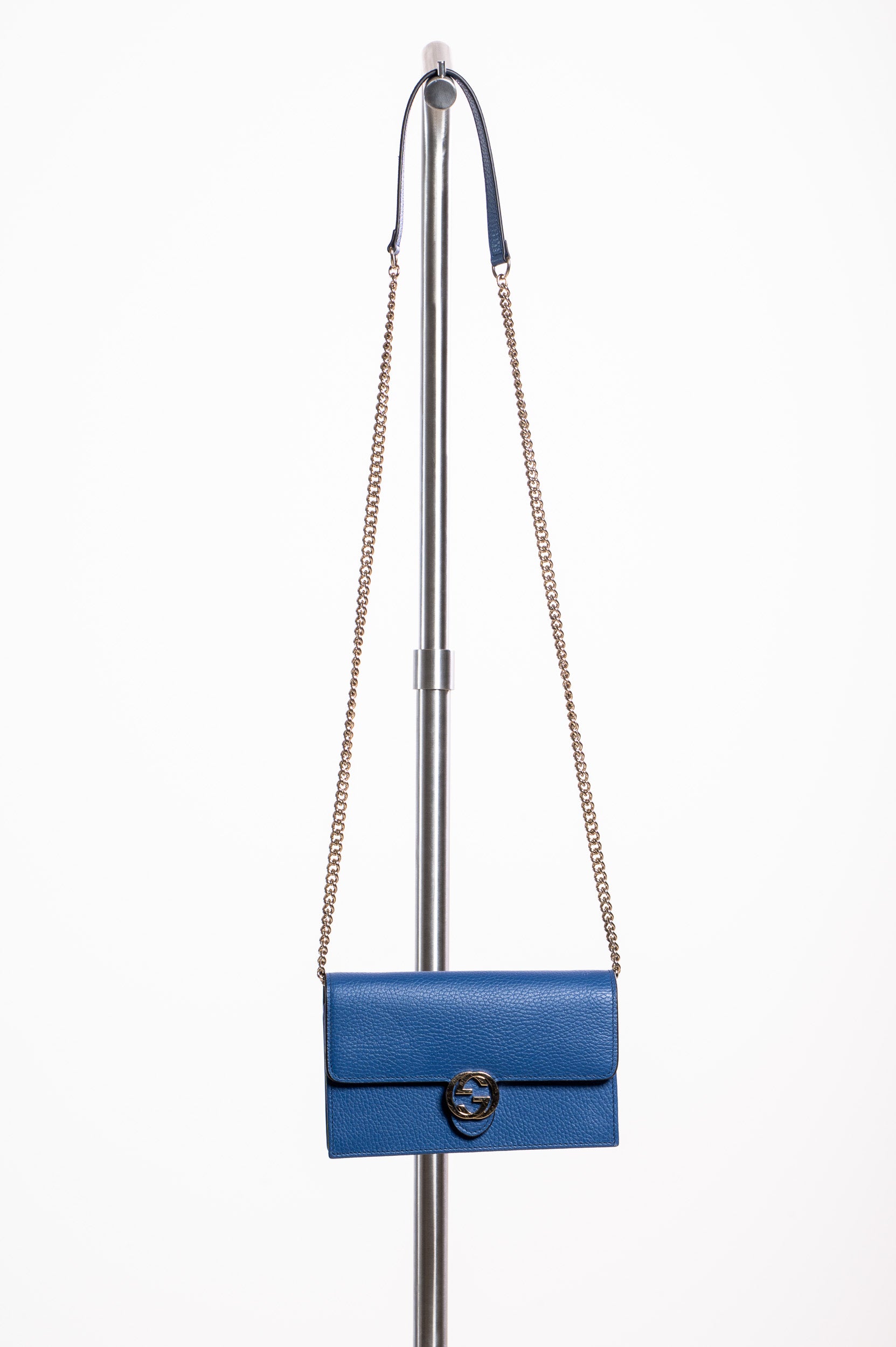 Blue Interlocking G Wallet On Chain